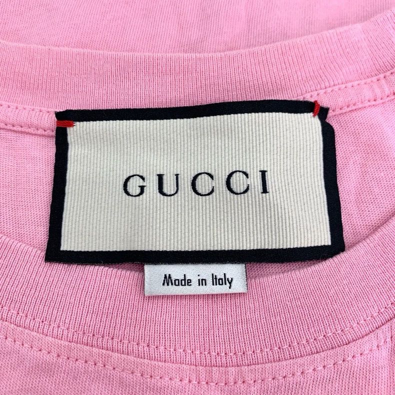 Gucci Gucci Floral printed pink round-neck cotton short-sleeved T Size US XS / EU 42 / 0 - 6 Thumbnail