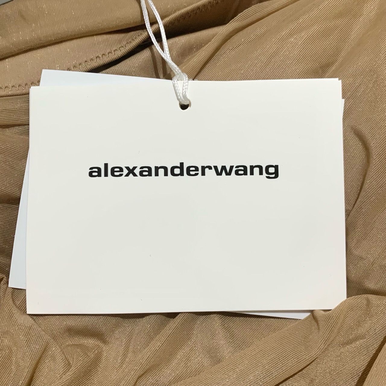 Alexander Wang Alexander Wang Womens Ruched Coffee Wrap Skirt L Polyamide/E Size 38" / US 16 / IT 52 - 3 Thumbnail