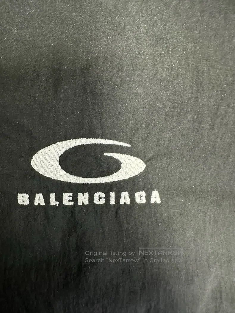 Balenciaga Balenciaga Washed Nylon Drawstring Hooded Long Sleeve Jack Size US XS / EU 42 / 0 - 3 Thumbnail