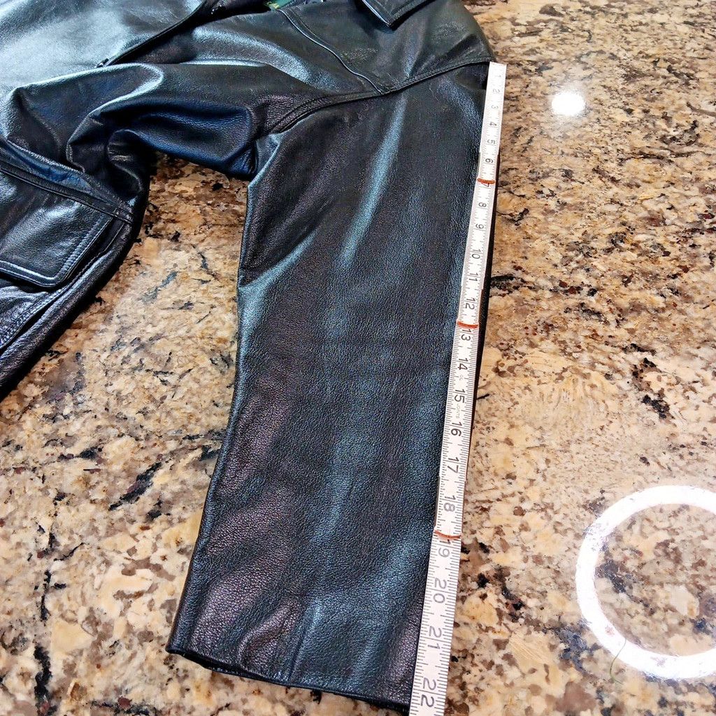 Danier Small 4-6 Danier Leather Y2K Womens Leather Jacket 2001 y2k Size S / US 4 / IT 40 - 8 Thumbnail