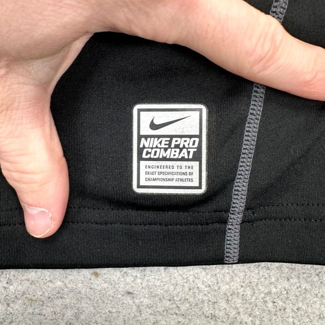 Nike Nike Pro Combat Pullover Shirt Mens Small Black Gray Athletic Cold Weather Gear Size US S / EU 44-46 / 1 - 6 Thumbnail