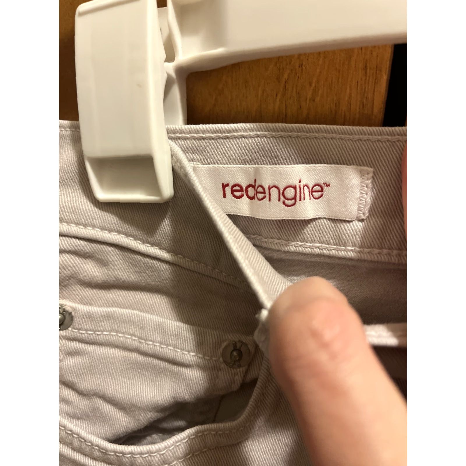 Vintage VINTAGE Red Engine Women's Jeans Slim Boyfriend Crop 26 Gray Cotton Denim Summer Fashion Size 26" / US 2 / IT 38 - 4 Thumbnail