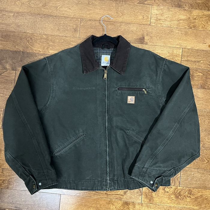 Vintage Carhartt Detroit Jacket J97 MOS | Grailed