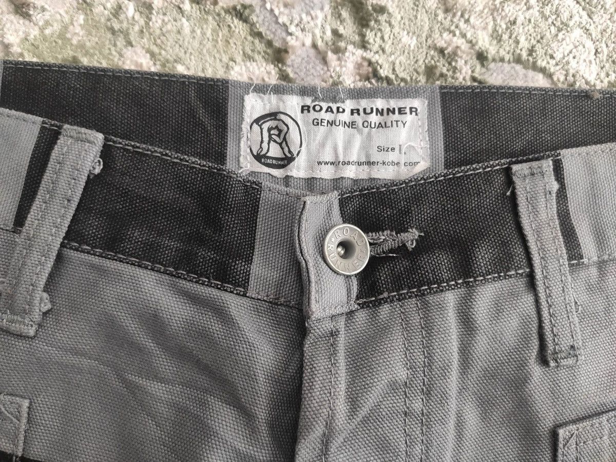Japanese Brand 💥Biker Style💥Road Runner Prisoner Stripe Sturdy Pant F469 Size US 33 - 10 Thumbnail