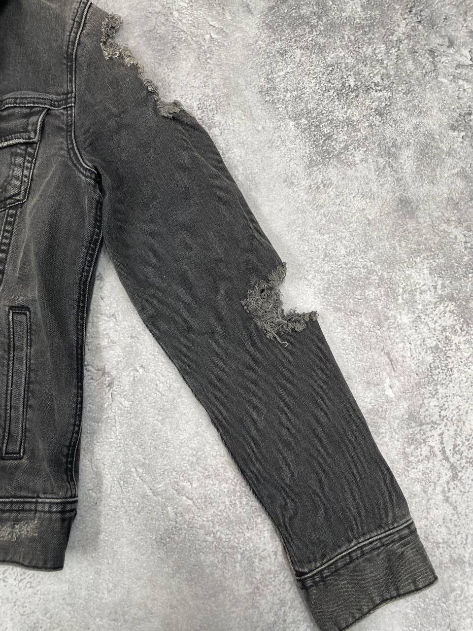 True Religion True Religion Women Distressed Denim Jacket Grey Size S / US 4 / IT 40 - 4 Thumbnail