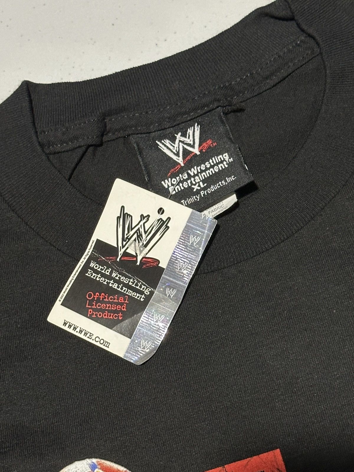 WWE Vtg y2k Rey Mysterio WWE 2002 wrestling T-shirt Size US XL / EU 56 / 4 - 3 Thumbnail