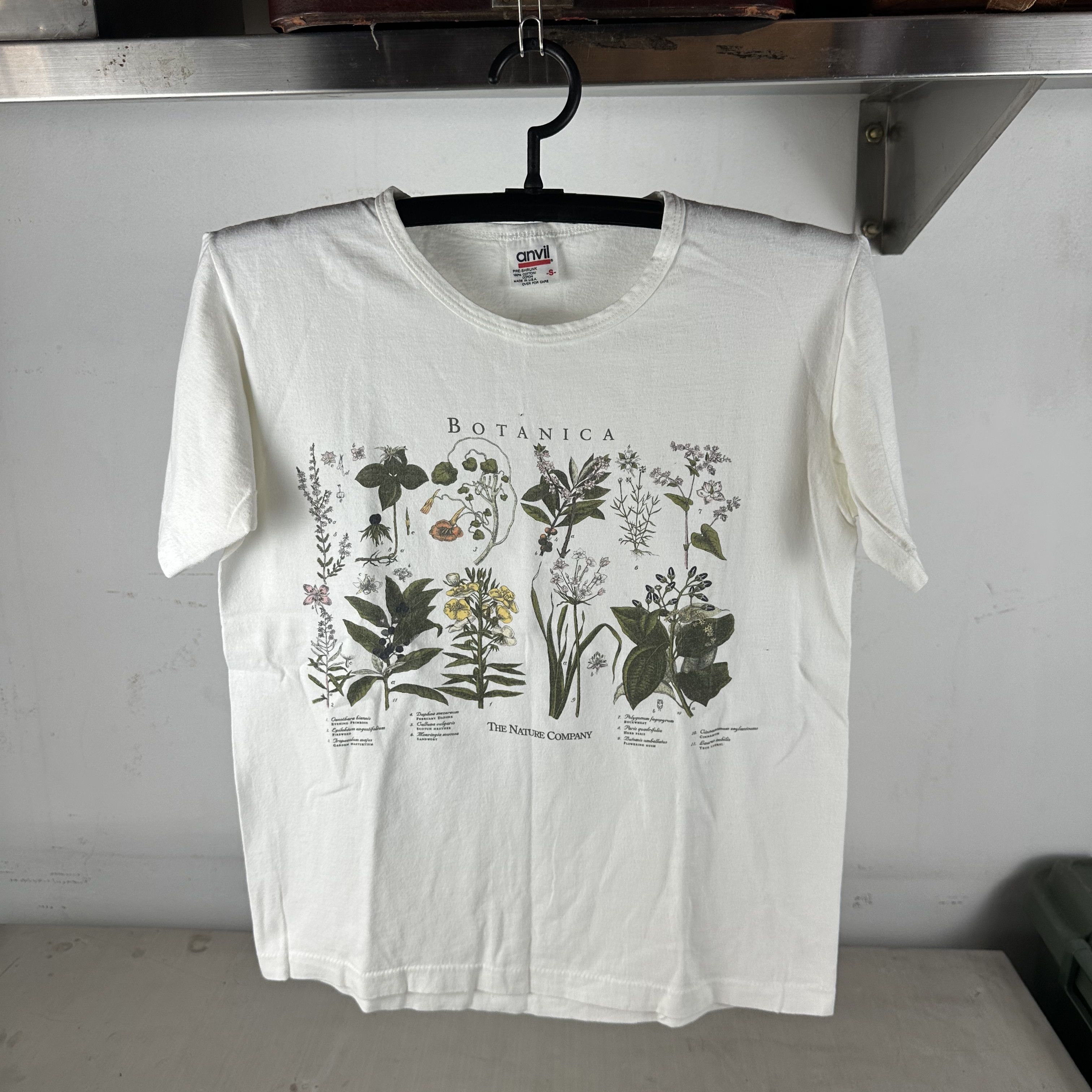 Vintage ​​​​90s Botanica The Nature Company Flower Nature Art Tee Size US S / EU 44-46 / 1 - 1 Thumbnail