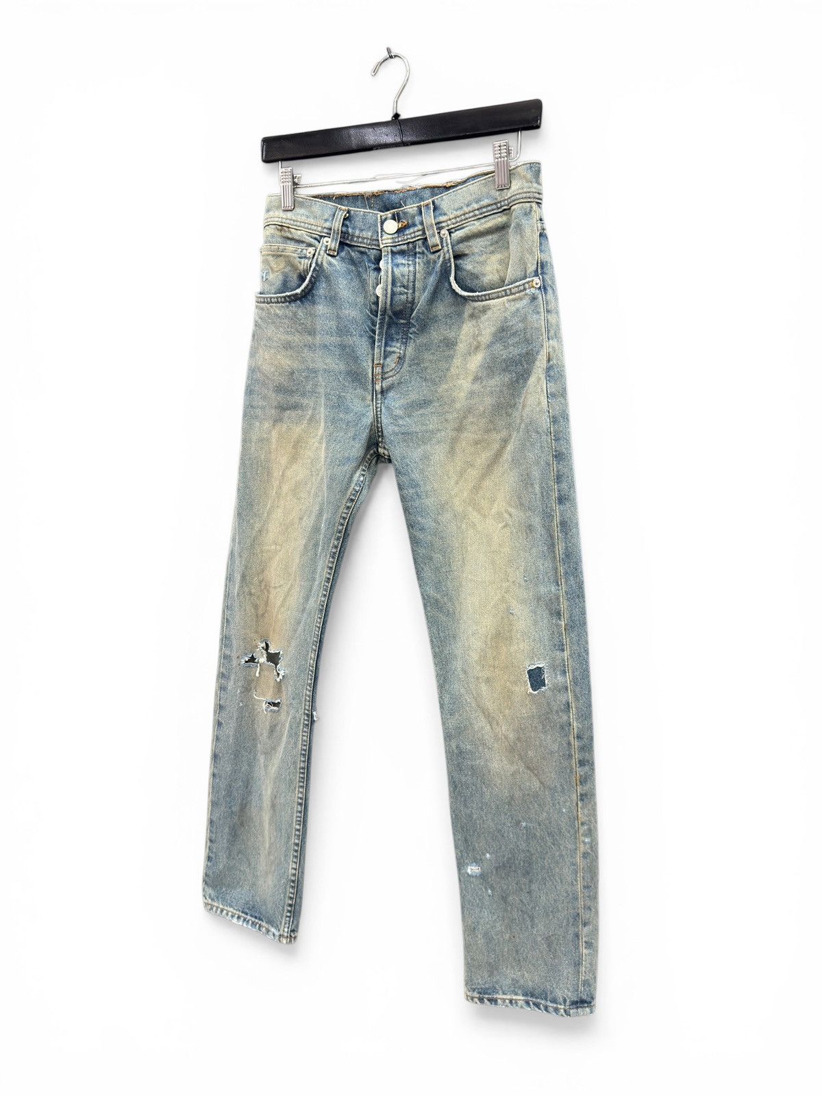 Enfants Riches Deprimes Enfants Riches Déprimés Straight Leg Distressed Jeans Size US 26 / EU 42 - 2 Thumbnail