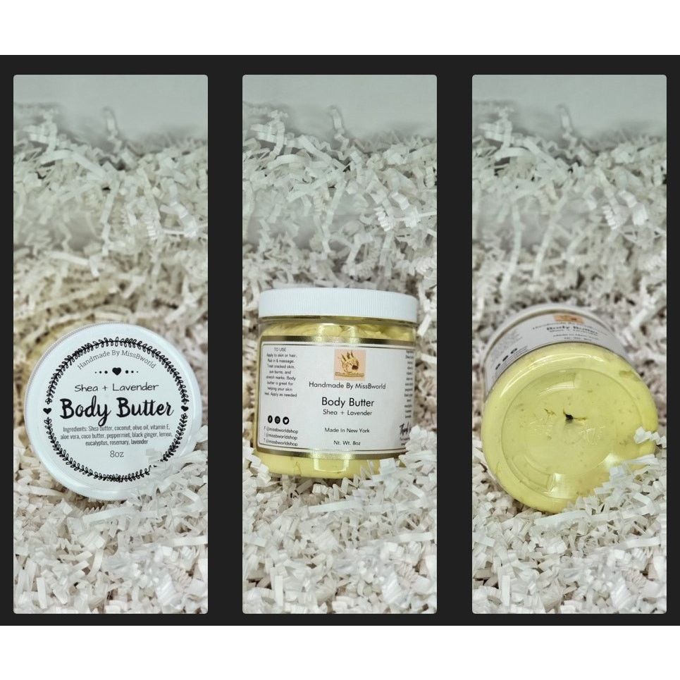 Other Shea Lavender Body Butter Handmade Natural Moisturizer 8 oz Size ONE SIZE - 6 Thumbnail