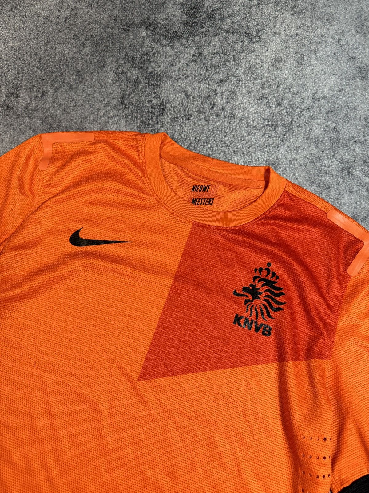 Nike × Vintage Vintage Nike Netherlands Soccer Jersey Blokecore Streetwear Size US L / EU 52-54 / 3 - 3 Thumbnail