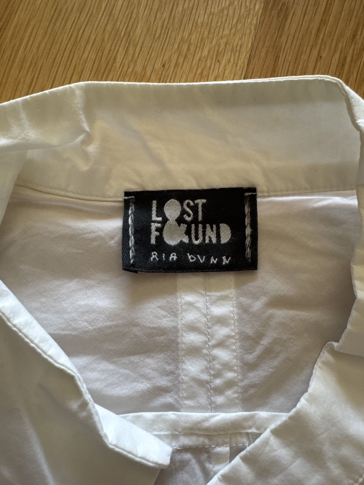 Lost & Found Ria Dunn Lost&Found Long Sleeve White Shirt Size US M / EU 48-50 / 2 - 3 Thumbnail