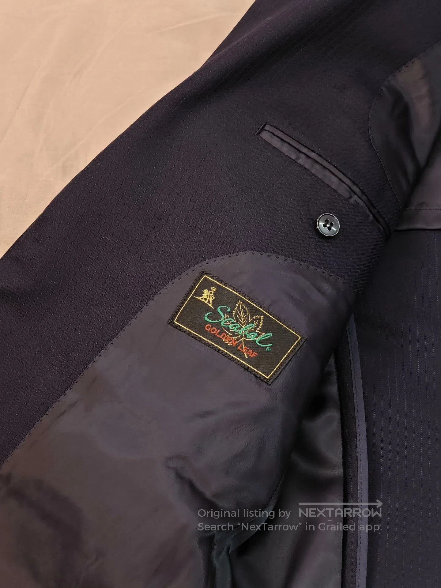 SCABAL Custom SCABAL Wool Blazer Suit. Size US L / EU 52-54 / 3 - 7 Thumbnail