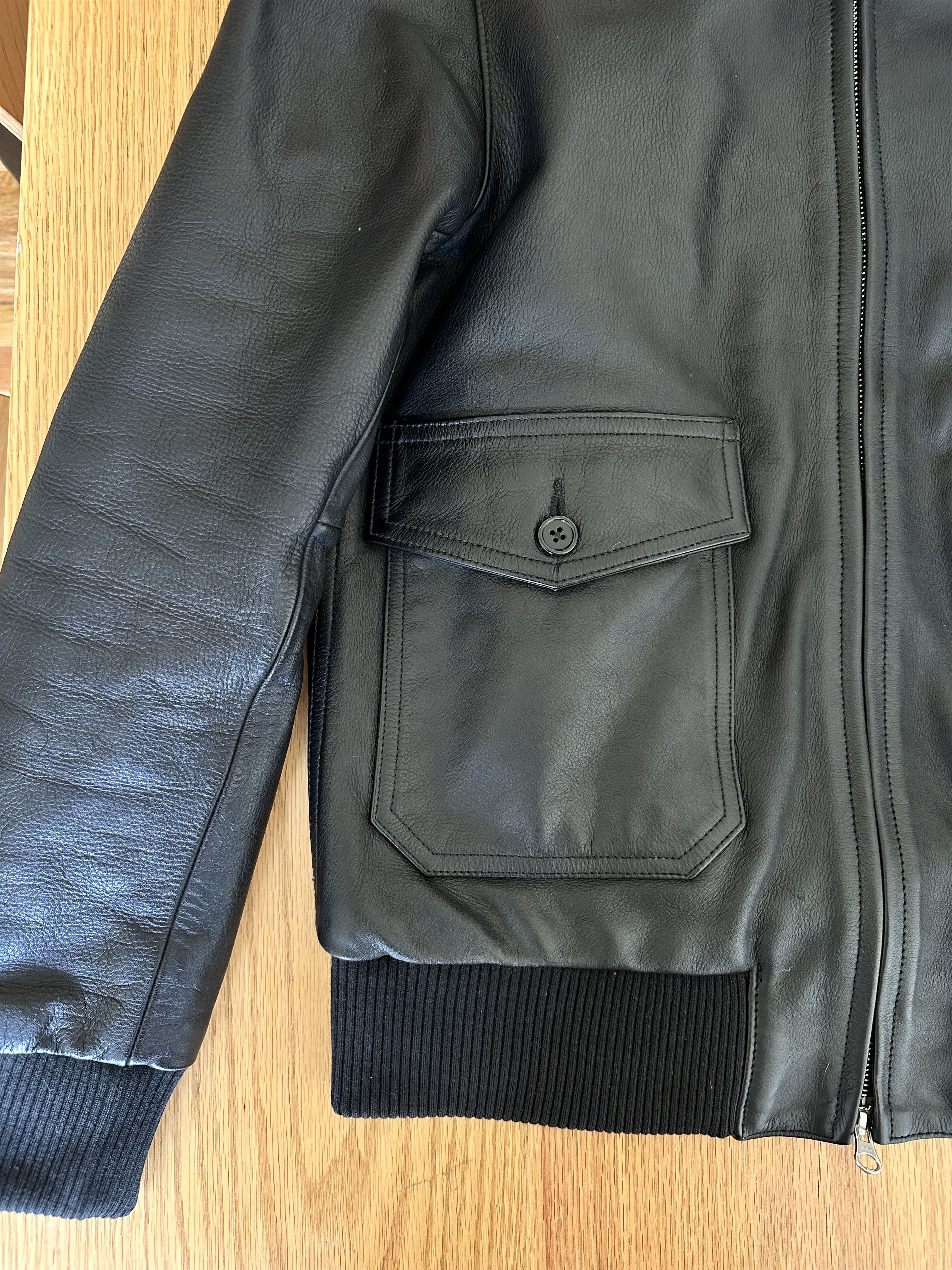 Margaret Howell Margaret Howell Leather bomber jacket Size US M / EU 48-50 / 2 - 4 Thumbnail