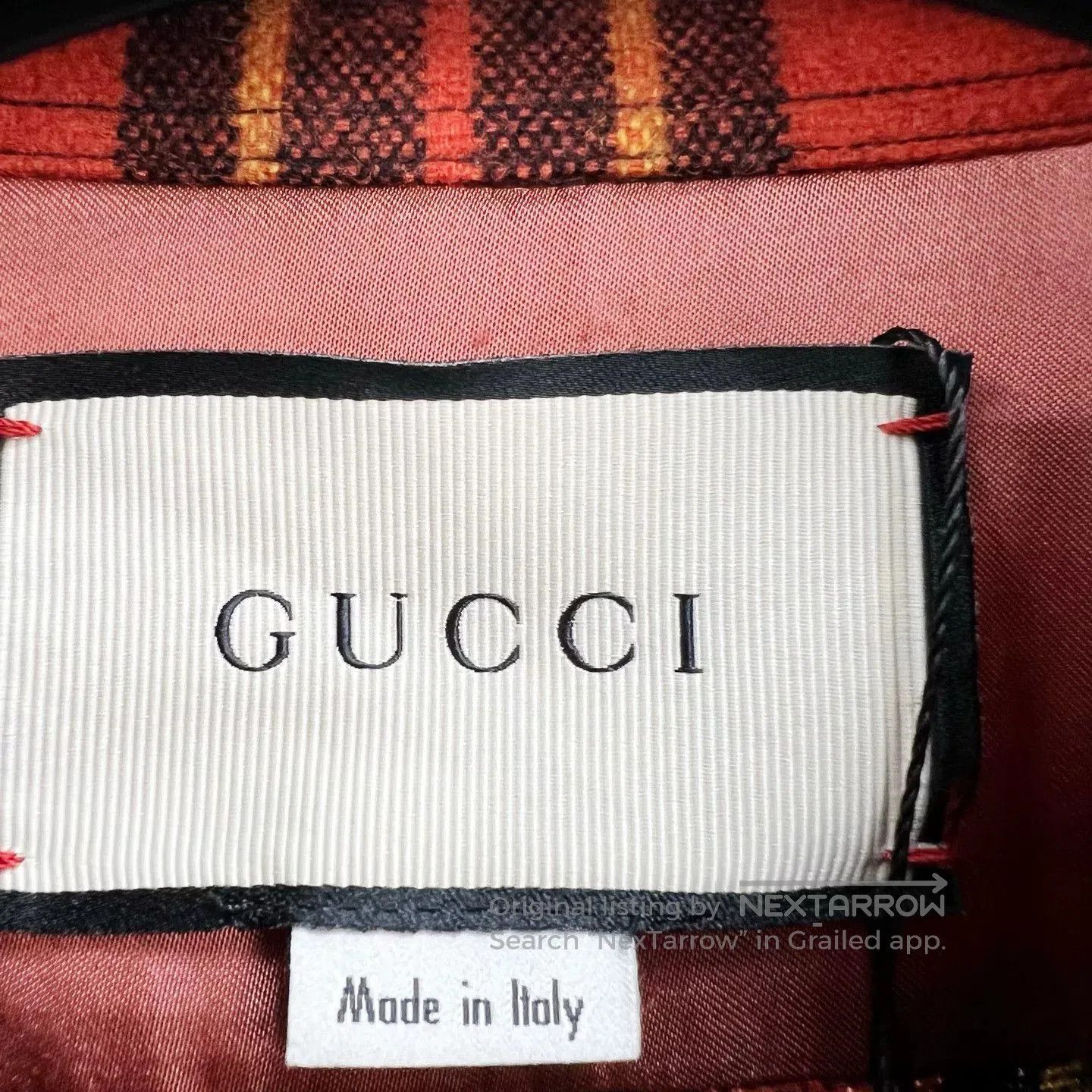 Gucci gucci orange anchor logo plaid shirt dress. Size XL / US 12-14 / IT 48-50 - 5 Thumbnail