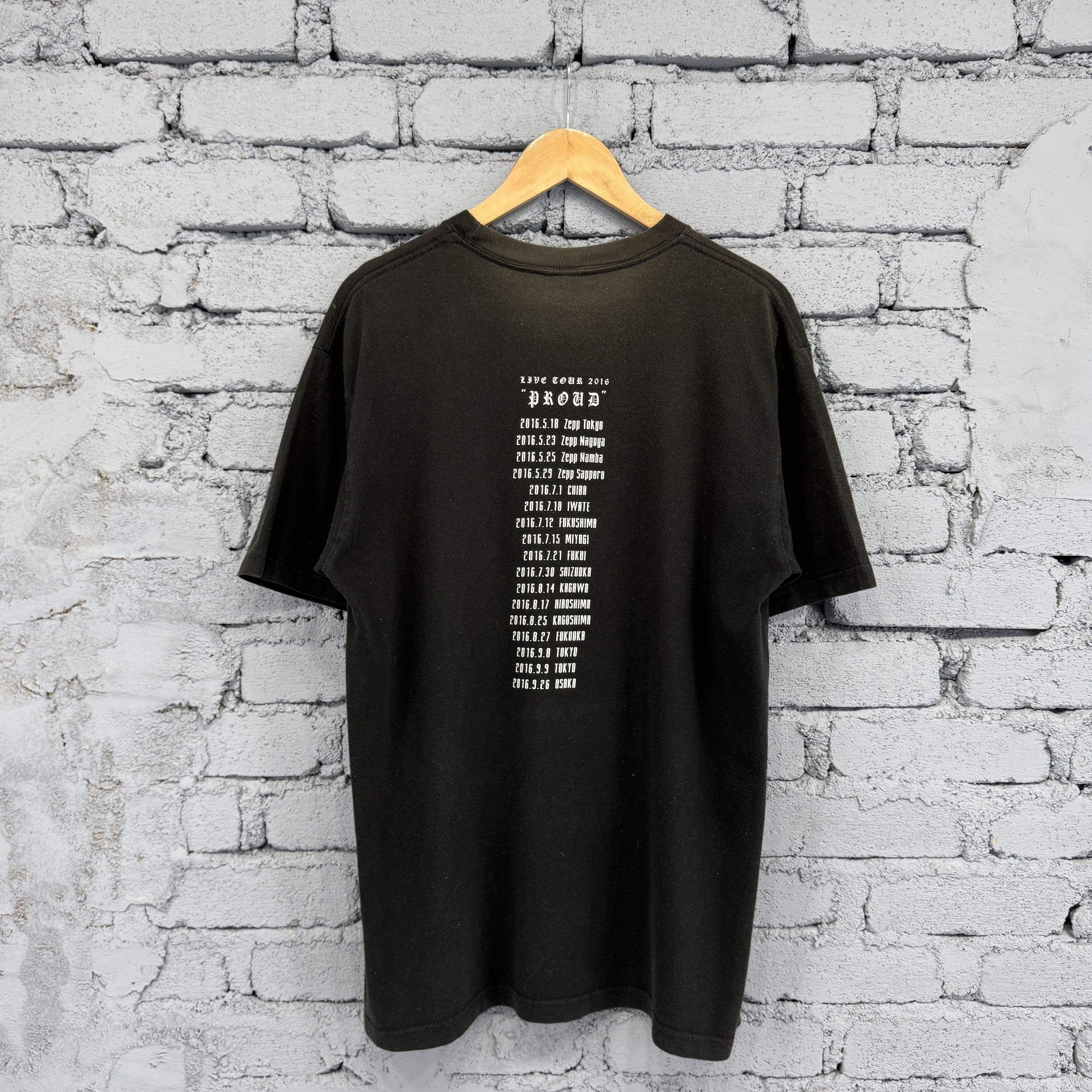 Band Tees Japanese Band Proud Tour Sunfaded Tshirt Size US XL / EU 56 / 4 - 2 Thumbnail