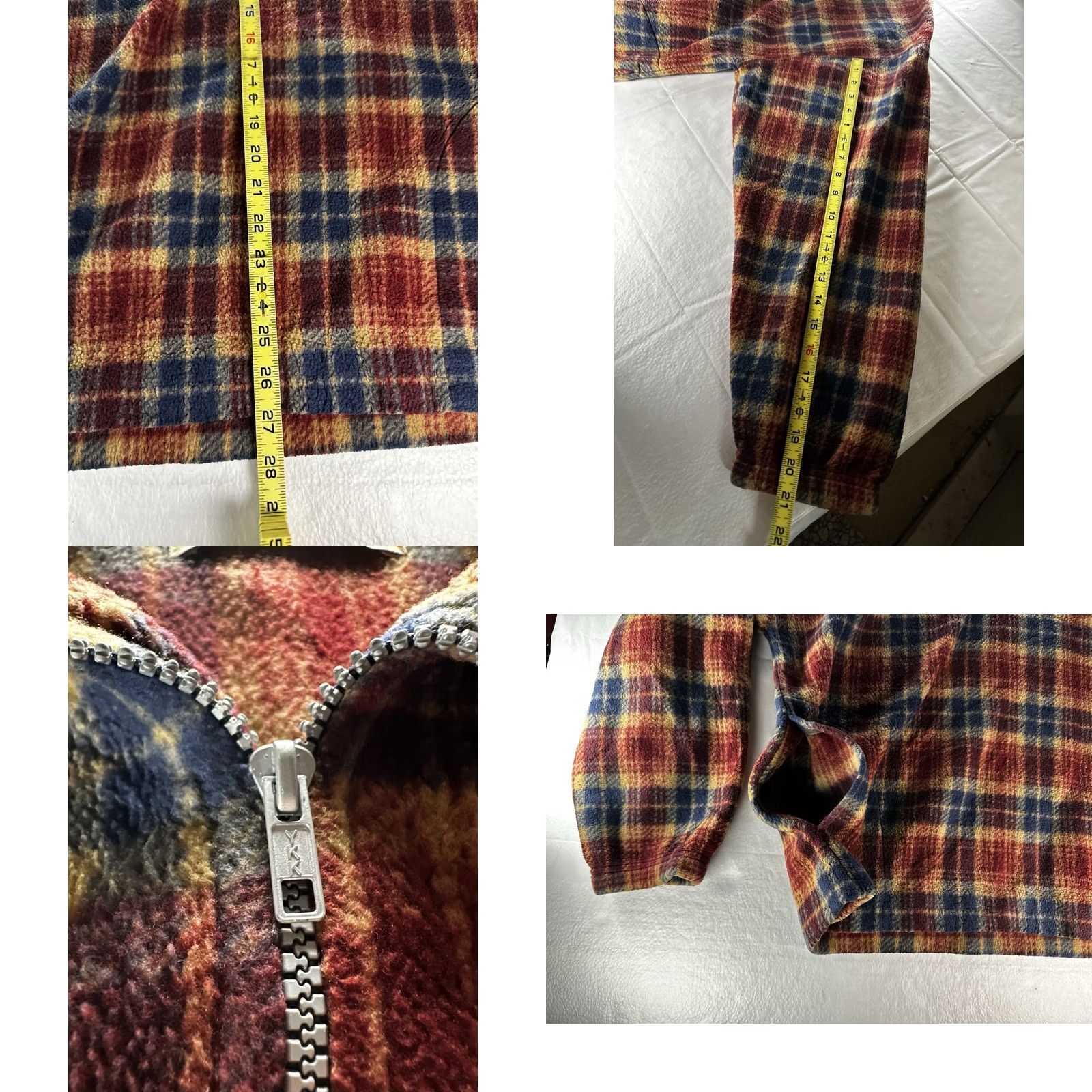 Vintage VINTAGE Munsingwear Sweater Mens XL Red Plaid Fleece 1/4 Zip Pullover Wool? Size US XL / EU 56 / 4 - 8 Thumbnail