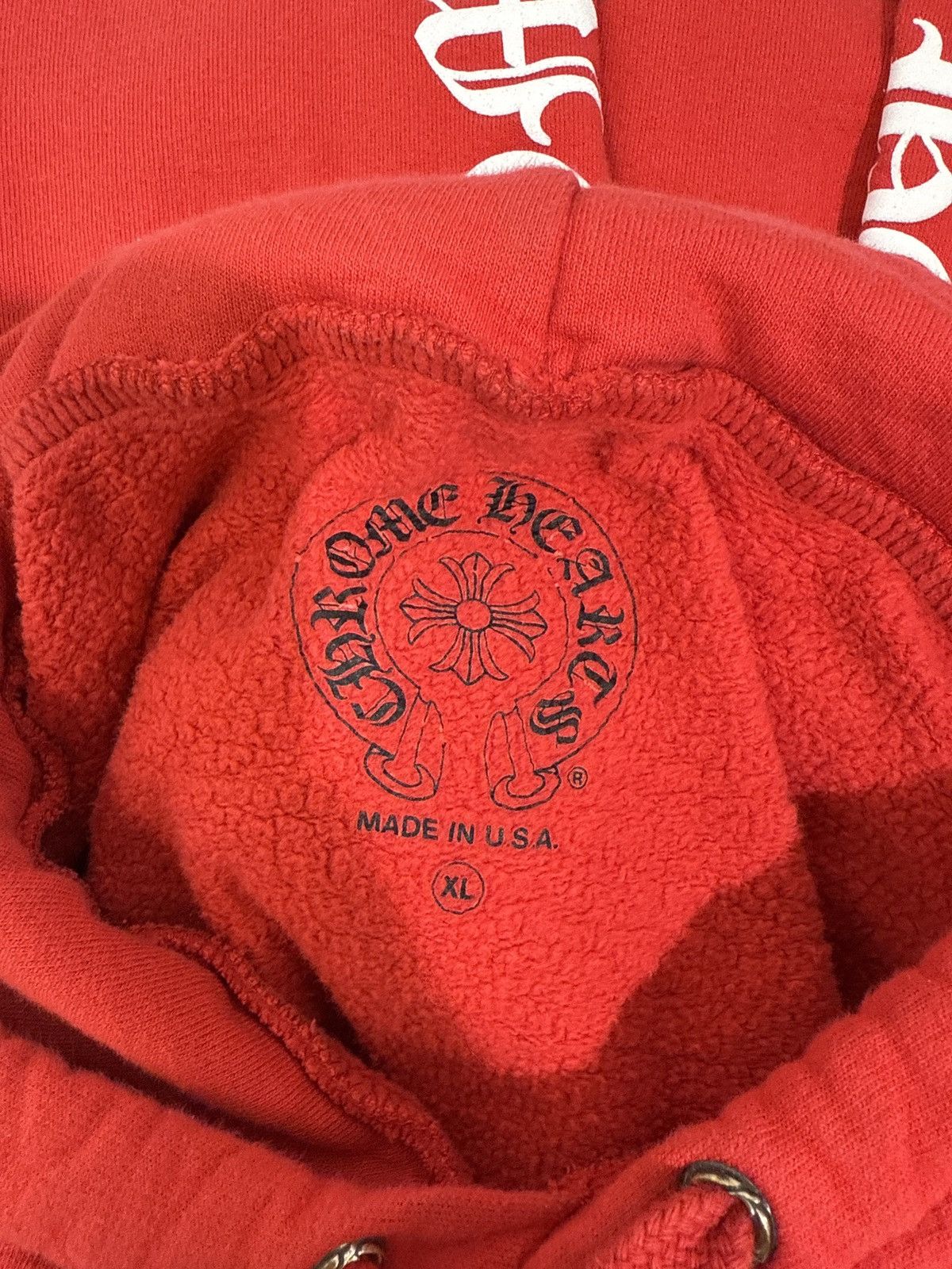 Chrome Hearts Chrome Hearts Online Exclusive Hoodie Red White Size US XL / EU 56 / 4 - 3 Thumbnail