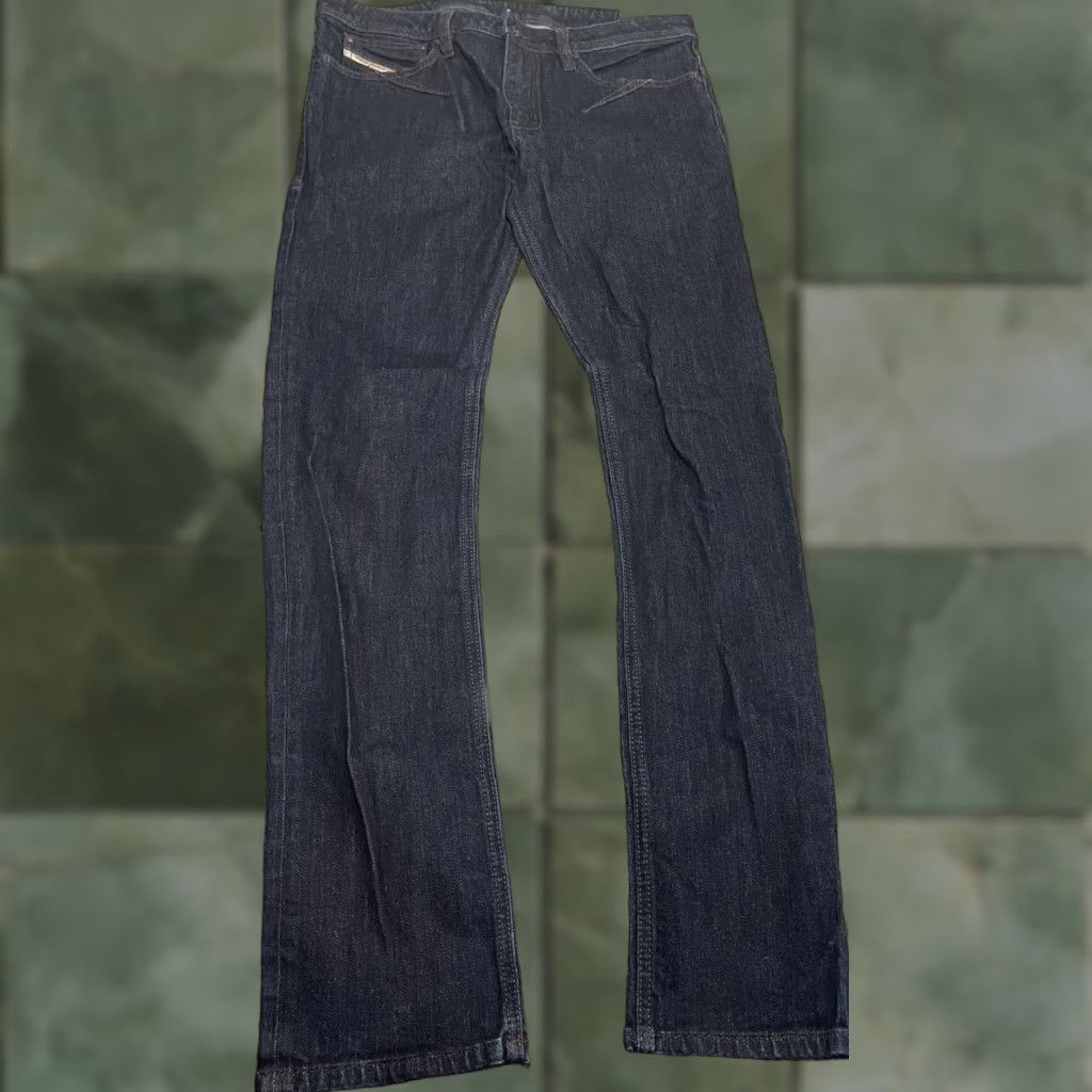 Diesel DIESEL Shioner Slim Skinny Stretch Jeans Denim Blue Men's 34 X 33.5 Zip Slim Size US 31 - 1 Thumbnail