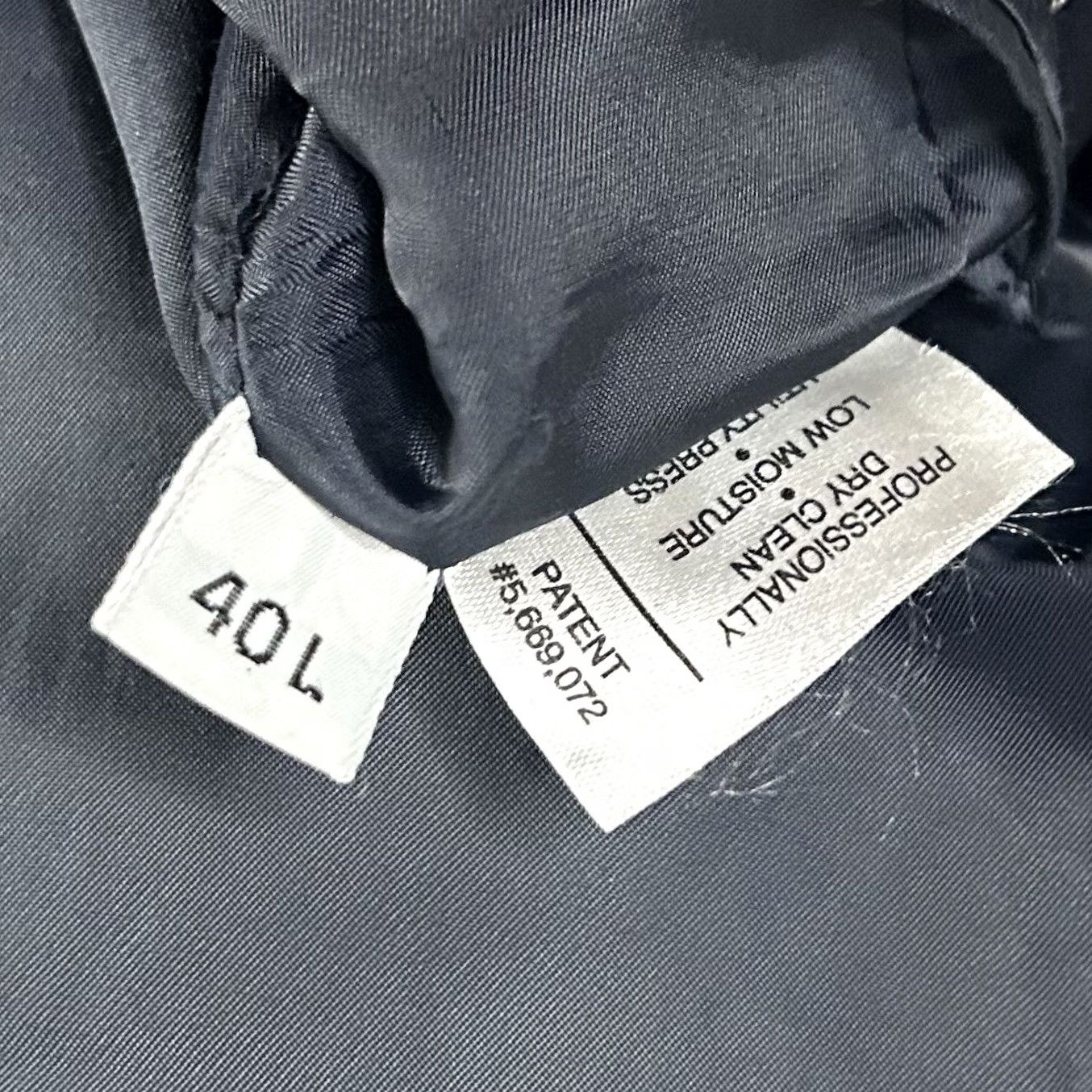 Hart Schaffner Marx Hart Schaffner Marx Sport Coat 40L Dark Navy Blue Wool Two Button Vented Mens Size US XS / EU 42 / 0 - 4 Thumbnail