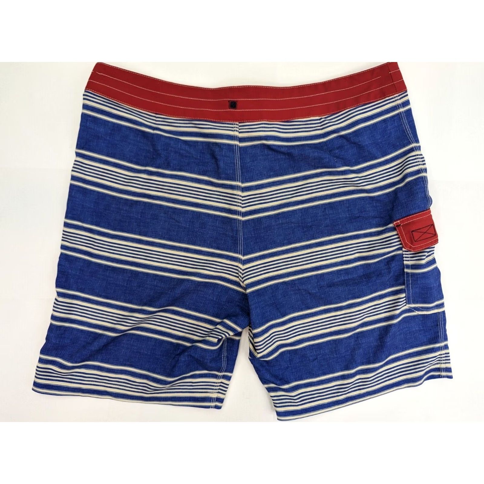 Sperry Sperry Top-Sider Board Shorts Swim Trunks Men 36 Blue Striped Stretch Nautical Beach Outdoor Preppy Size US 36 / EU 52 - 7 Thumbnail