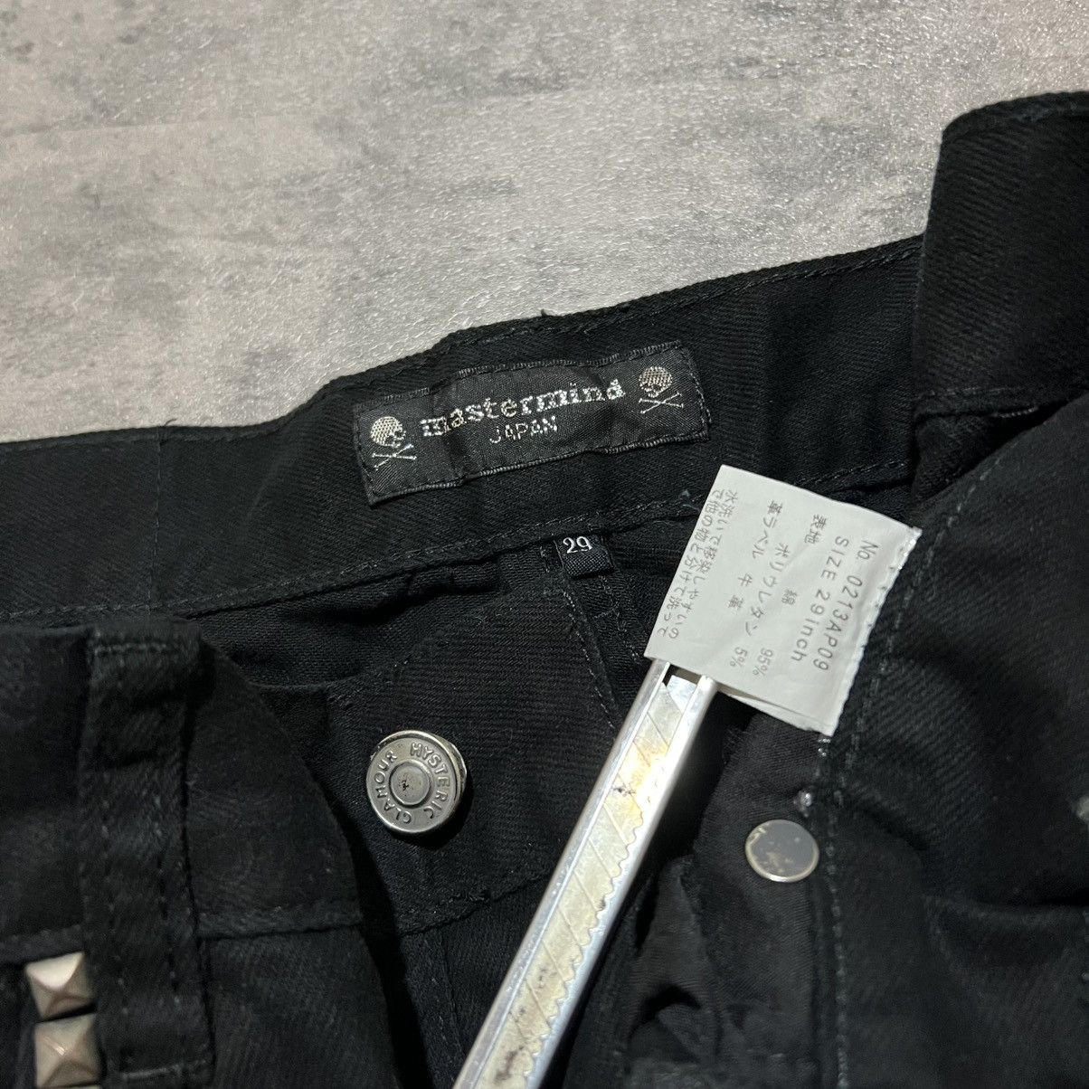 Hysteric Glamour Hysteric Glamour x Mastermind Japan Studded Jeans Size 29" - 7 Thumbnail