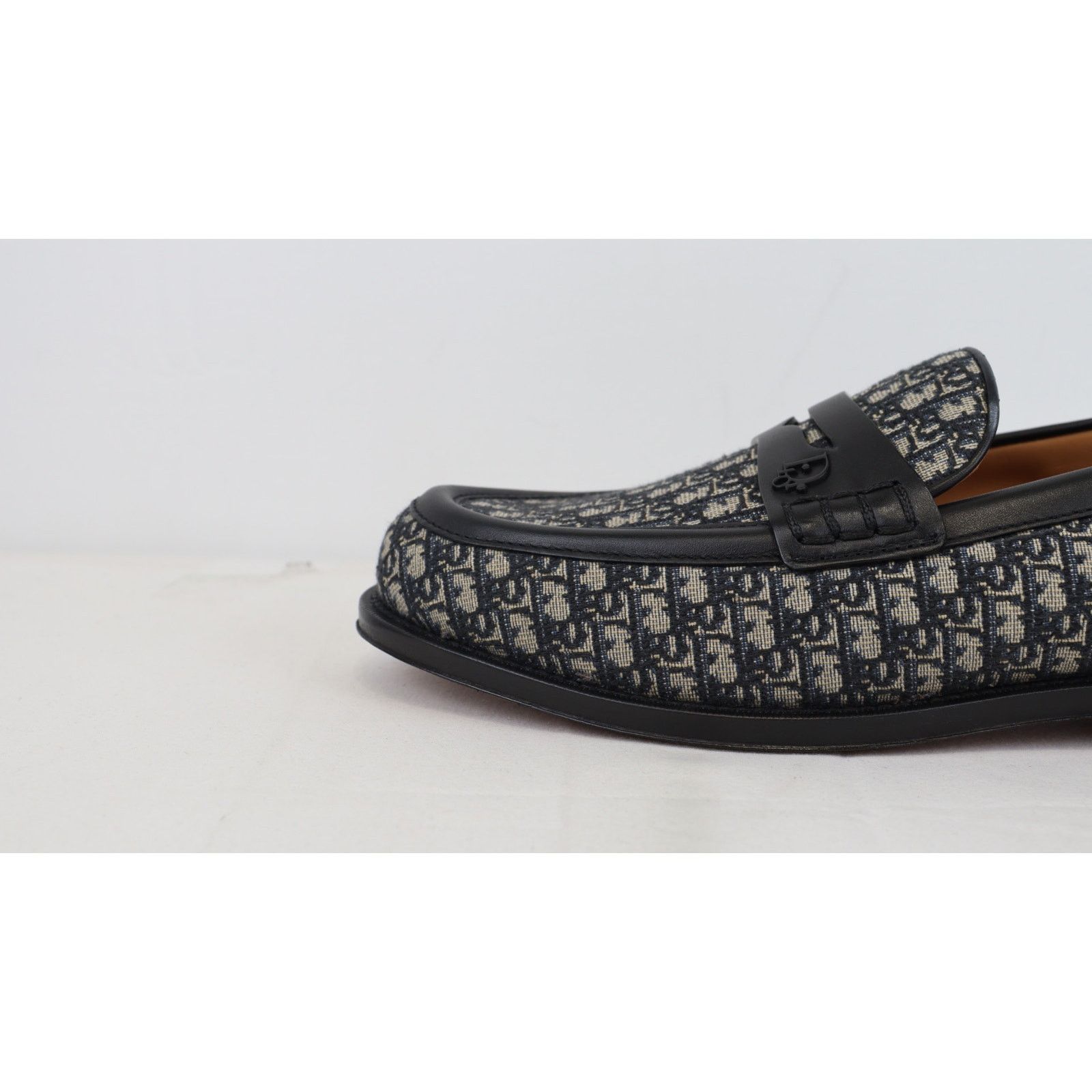 Dior o1rshd1 Q:2 / Granville Loafer Do Jacquard in Black/Beige Size US 8 / EU 41 - 3 Thumbnail