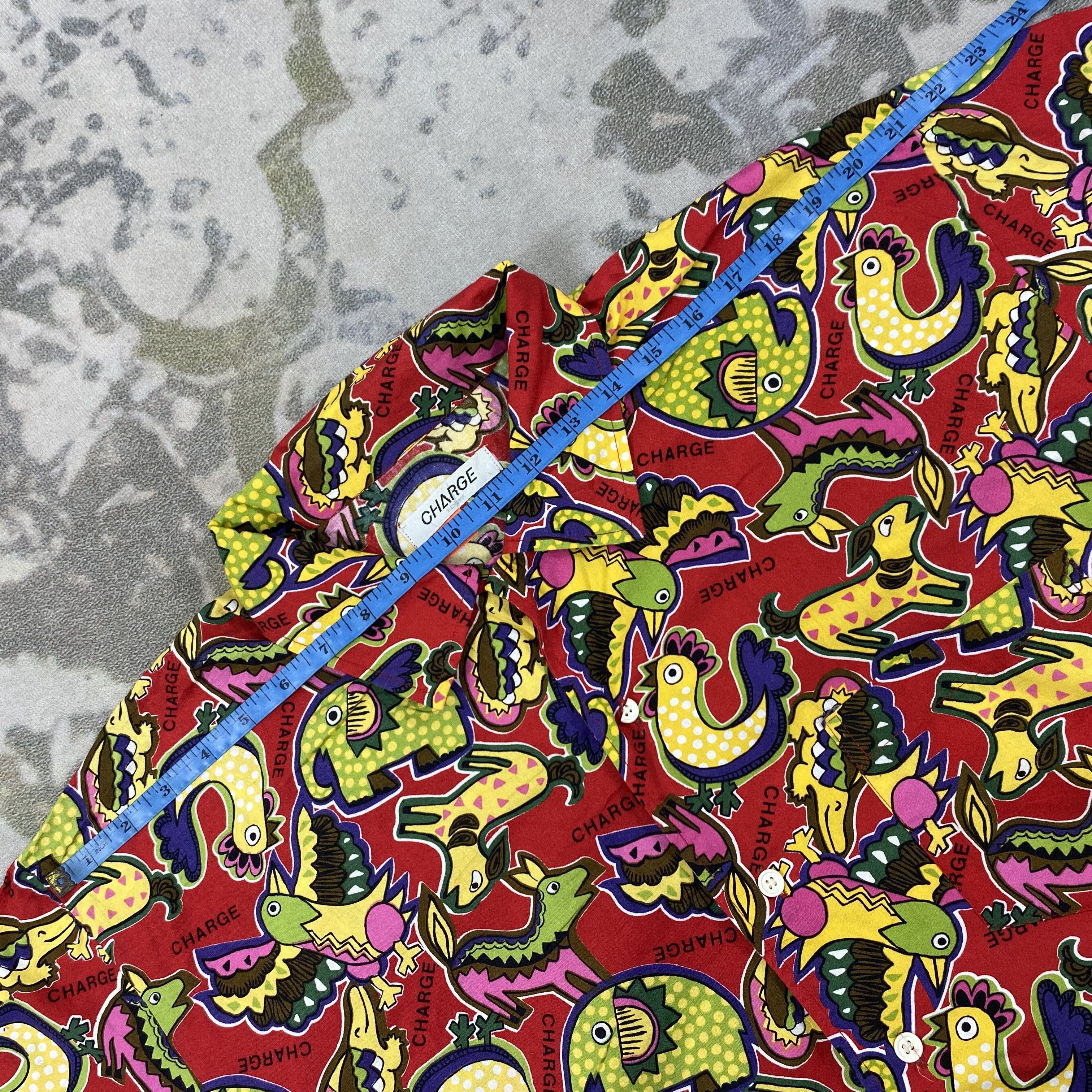 Japanese Brand Vintage Full Print Animal Pattern Button Up Shirt- J521 Size US L / EU 52-54 / 3 - 4 Thumbnail