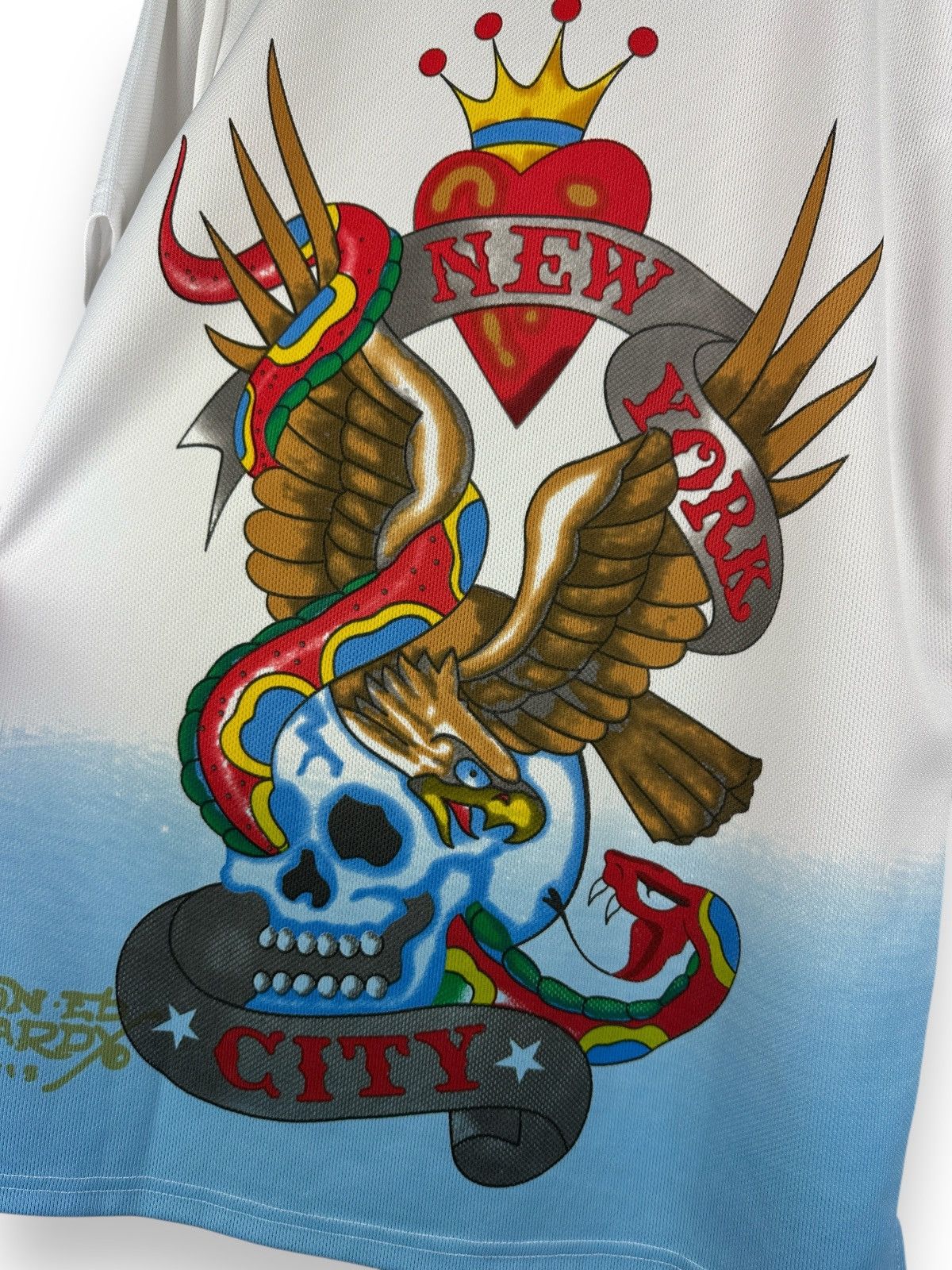 Ed Hardy Vintage Y2K Ed Hardy By Christian Audigier Logo Polo T-Shirt Size US S / EU 44-46 / 1 - 6 Thumbnail