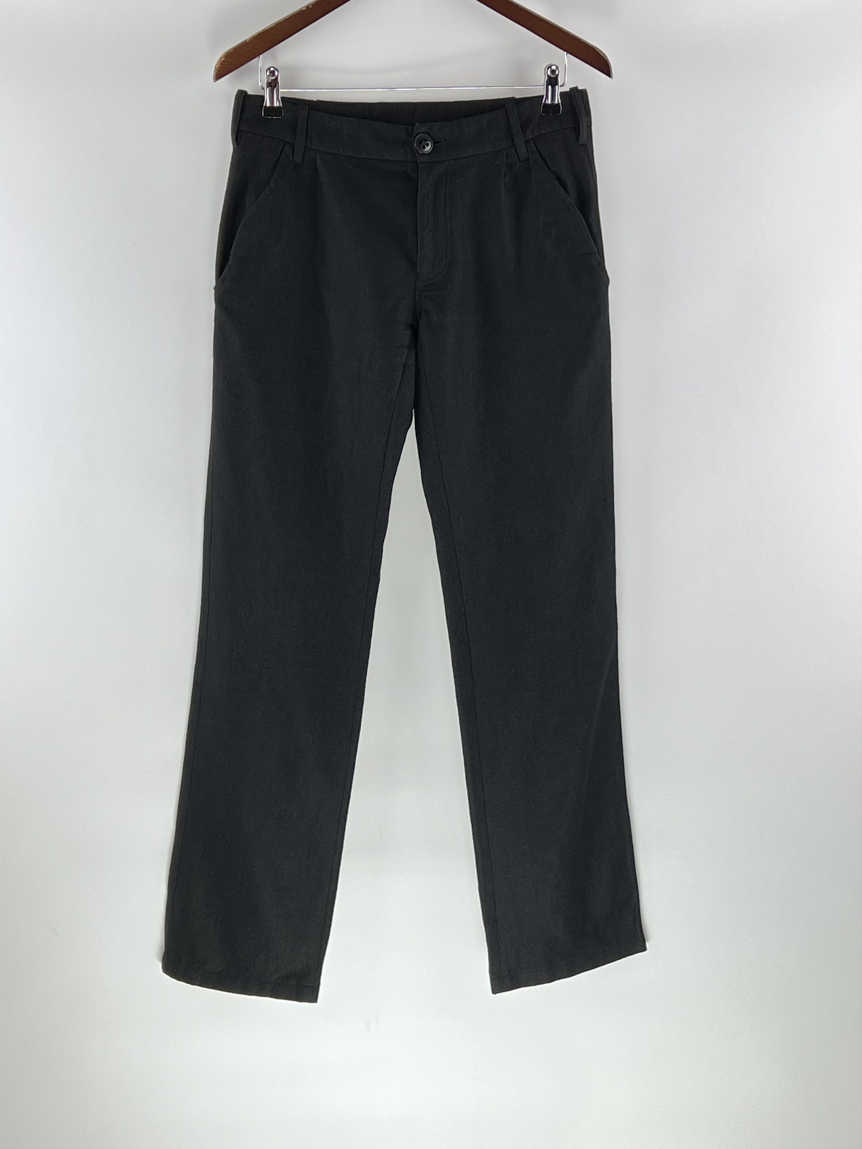 Pre-owned Ann Demeulemeester Vintage  Men's Wool Pants Size Xs In Black Gray