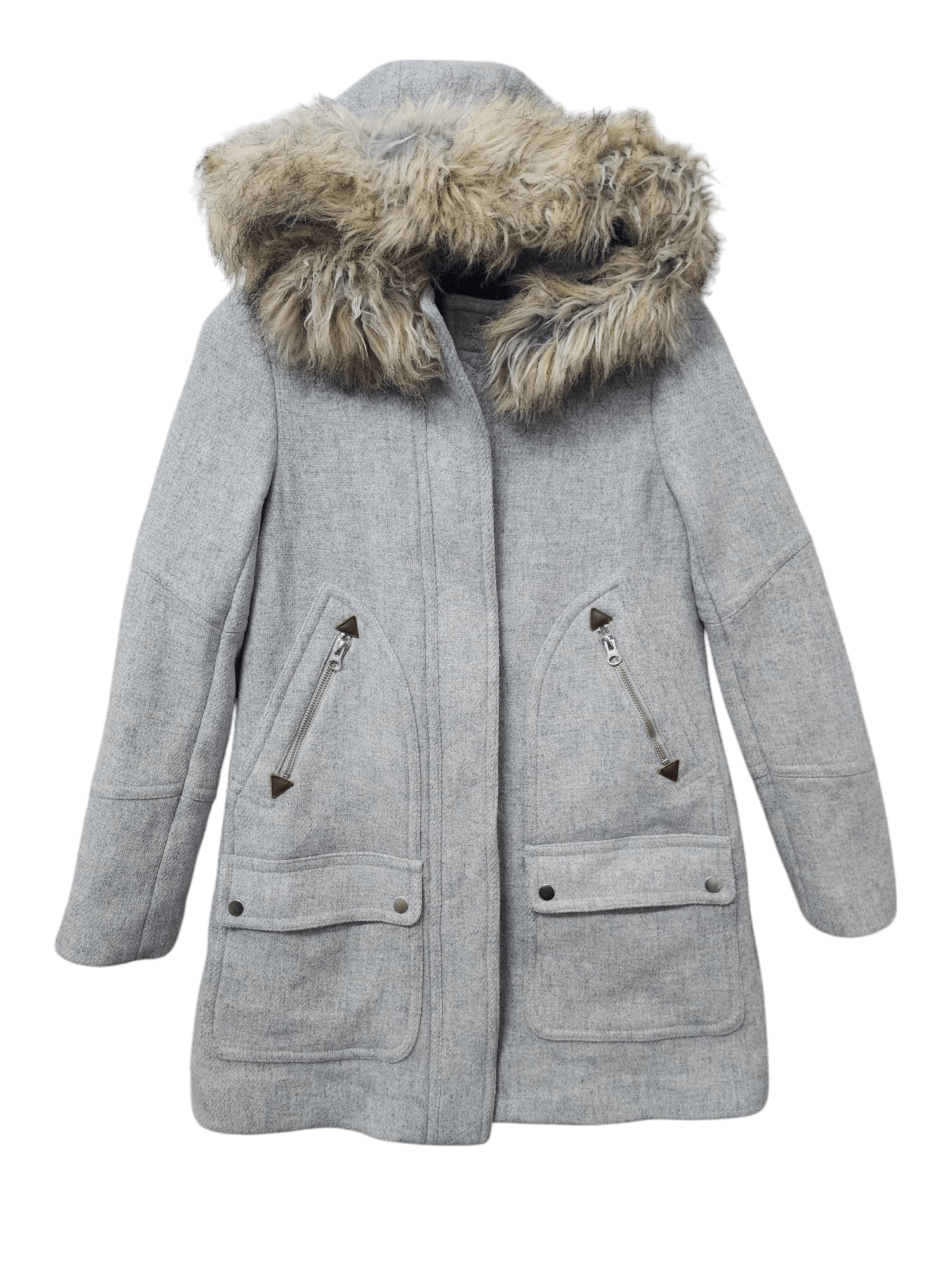 J.Crew J. Crew Stadium Cloth by Nello Gori Winter Zipper Jacket Size S / US 4 / IT 40 - 1 Thumbnail