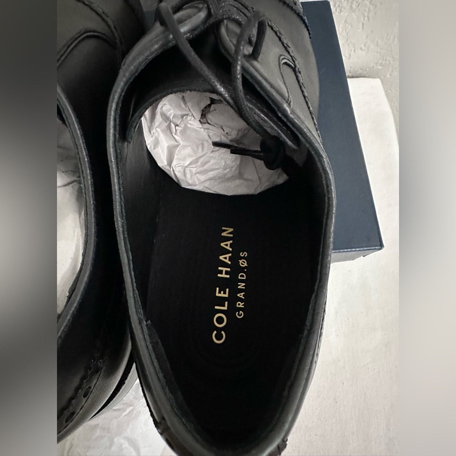 Cole Haan Cole Haan Hamilton Grand Cap Toe Oxford Men 11 Black Size US 11 / EU 44 - 5 Thumbnail
