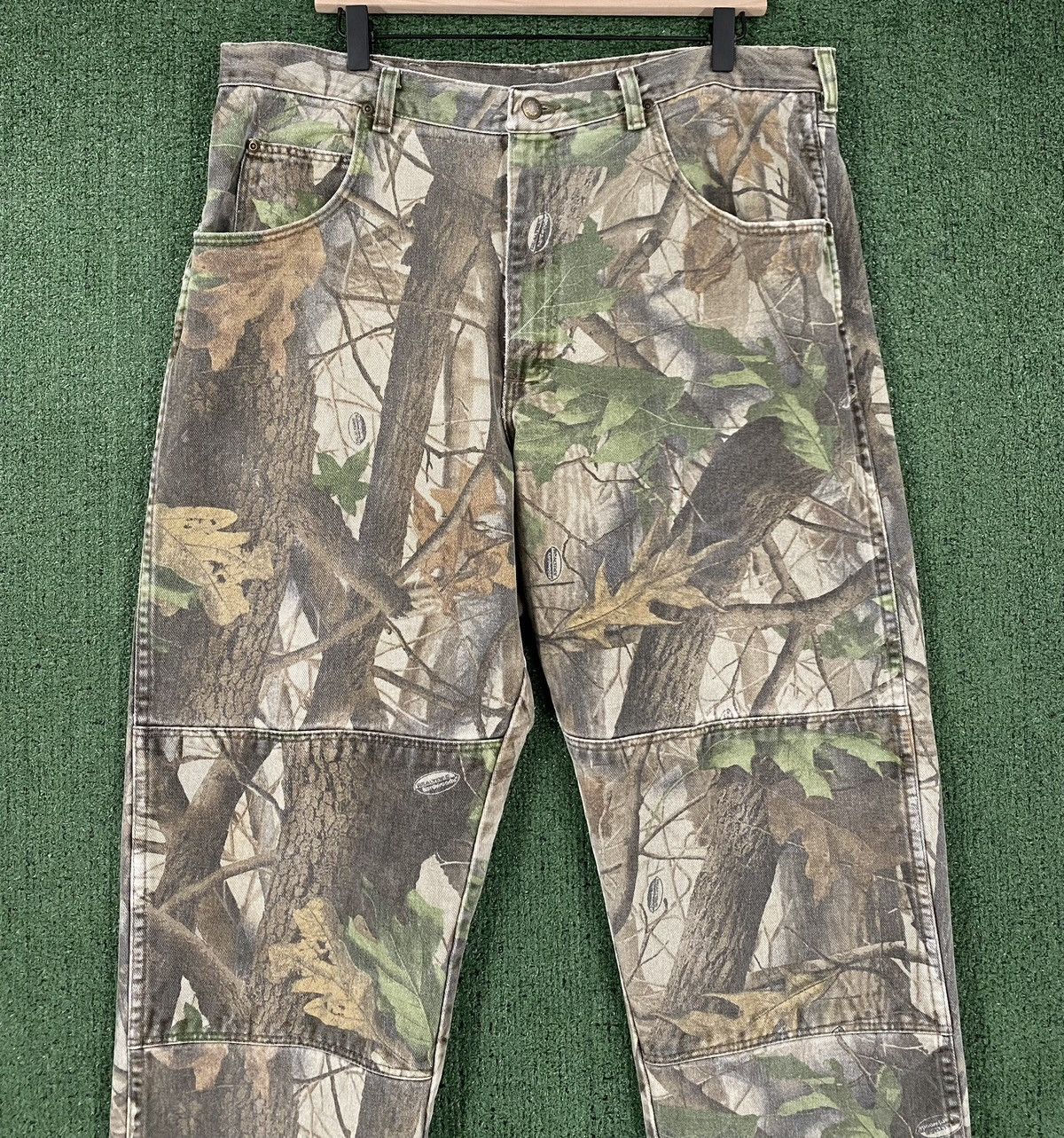 Wrangler VTG 90’s Wrangler Hardwoods Camo Double Knee Jeans 37 Size US 37 - 2 Thumbnail