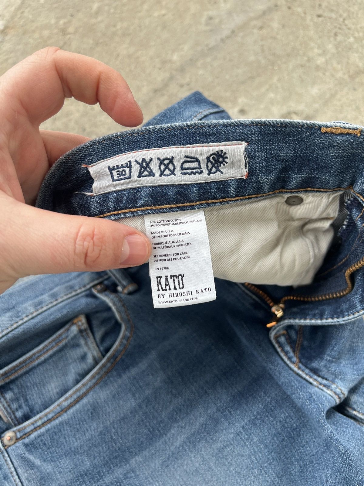 Hiroshi Kato Hiroshi Kato Selvedge Made In USA Jeans Size US 32 / EU 48 - 8 Thumbnail