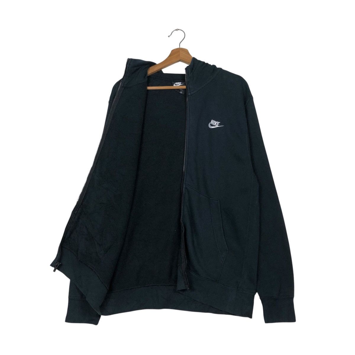 Nike 📌Vintage Zipper Hoodie Running Nike Jacket Rich Black Size US L / EU 52-54 / 3 - 13 Thumbnail