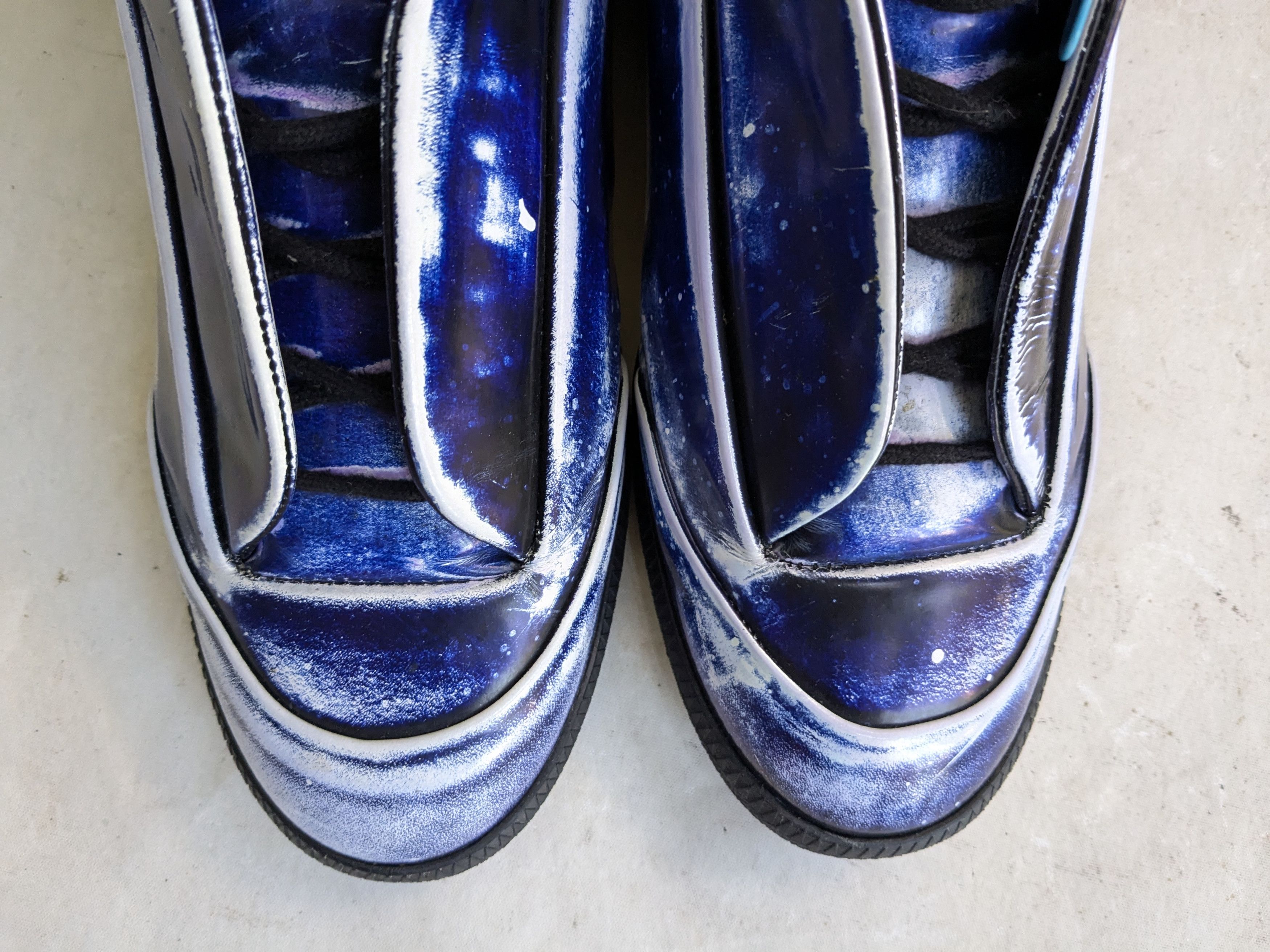 Maison Margiela Maison Margiela Future Blue Black 12 45 Leather High Tops Size US 11 / EU 44 - 5 Thumbnail