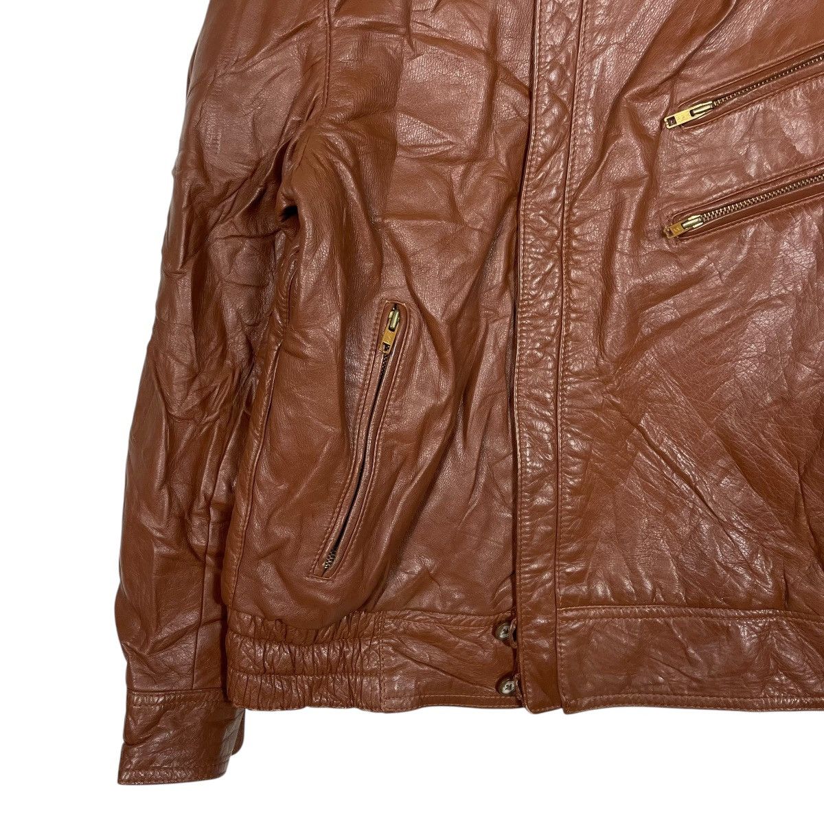 Other Varmura Biker Leather Jacket Size US M / EU 48-50 / 2 - 3 Thumbnail