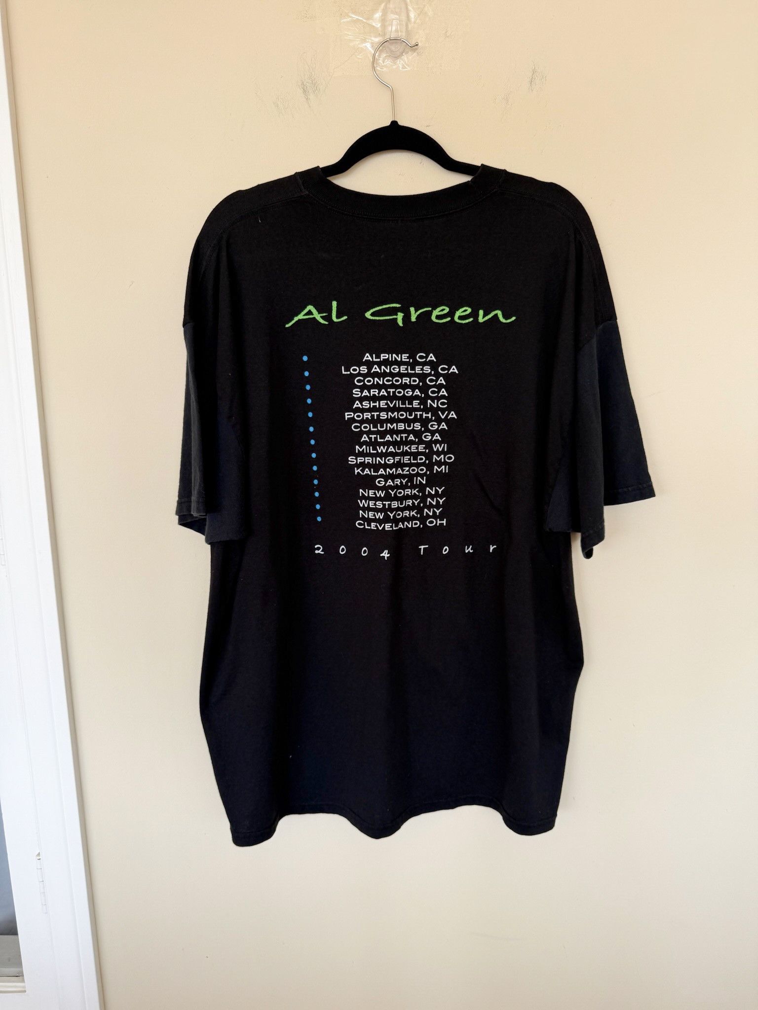 Vintage Vintage Al Green 2004 Tour Tee Size US XL / EU 56 / 4 - 3 Thumbnail