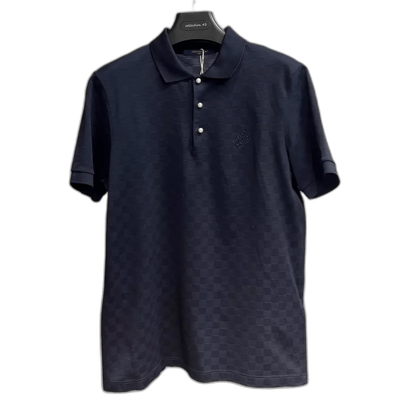 Louis Vuitton Louis Vuitton Black Embroidered Short Sleeve Polo-yf Size US L / EU 52-54 / 3 - 1 Thumbnail