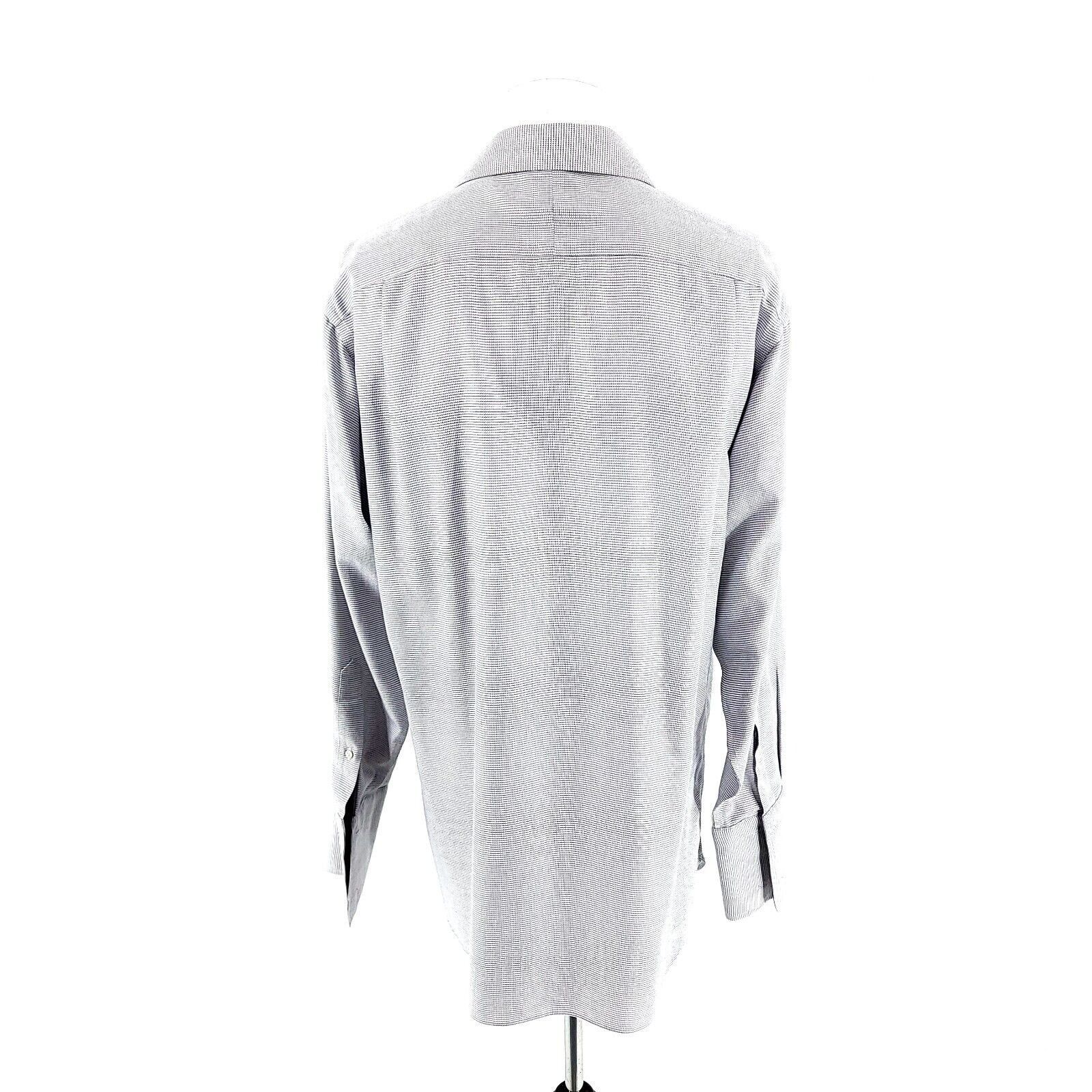 Jos. A. Bank Jos A Bank Signature Button Front Dress Shirt 16-33 White Bl Size US L / EU 52-54 / 3 - 5 Thumbnail