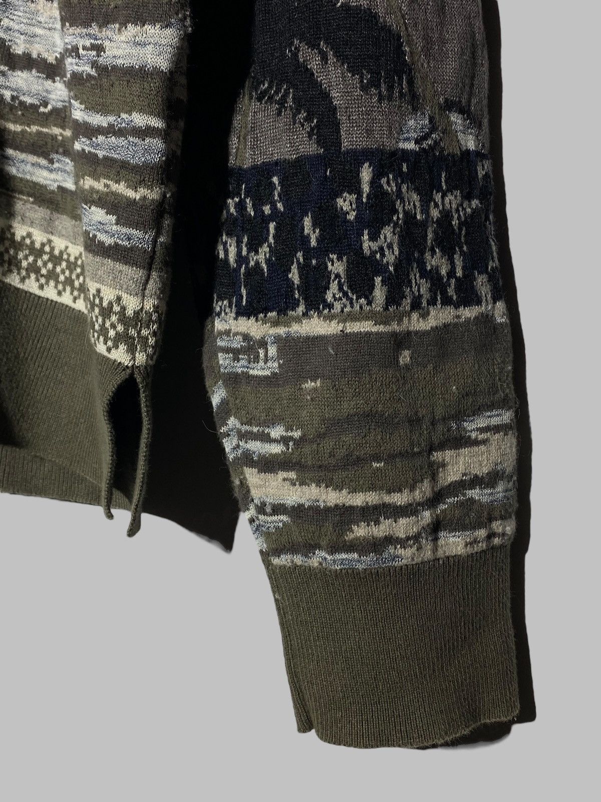 Allsaints All Saints Rattan Crew Fair Isle Palm Knit Sweater Men’s Size US L / EU 52-54 / 3 - 7 Thumbnail