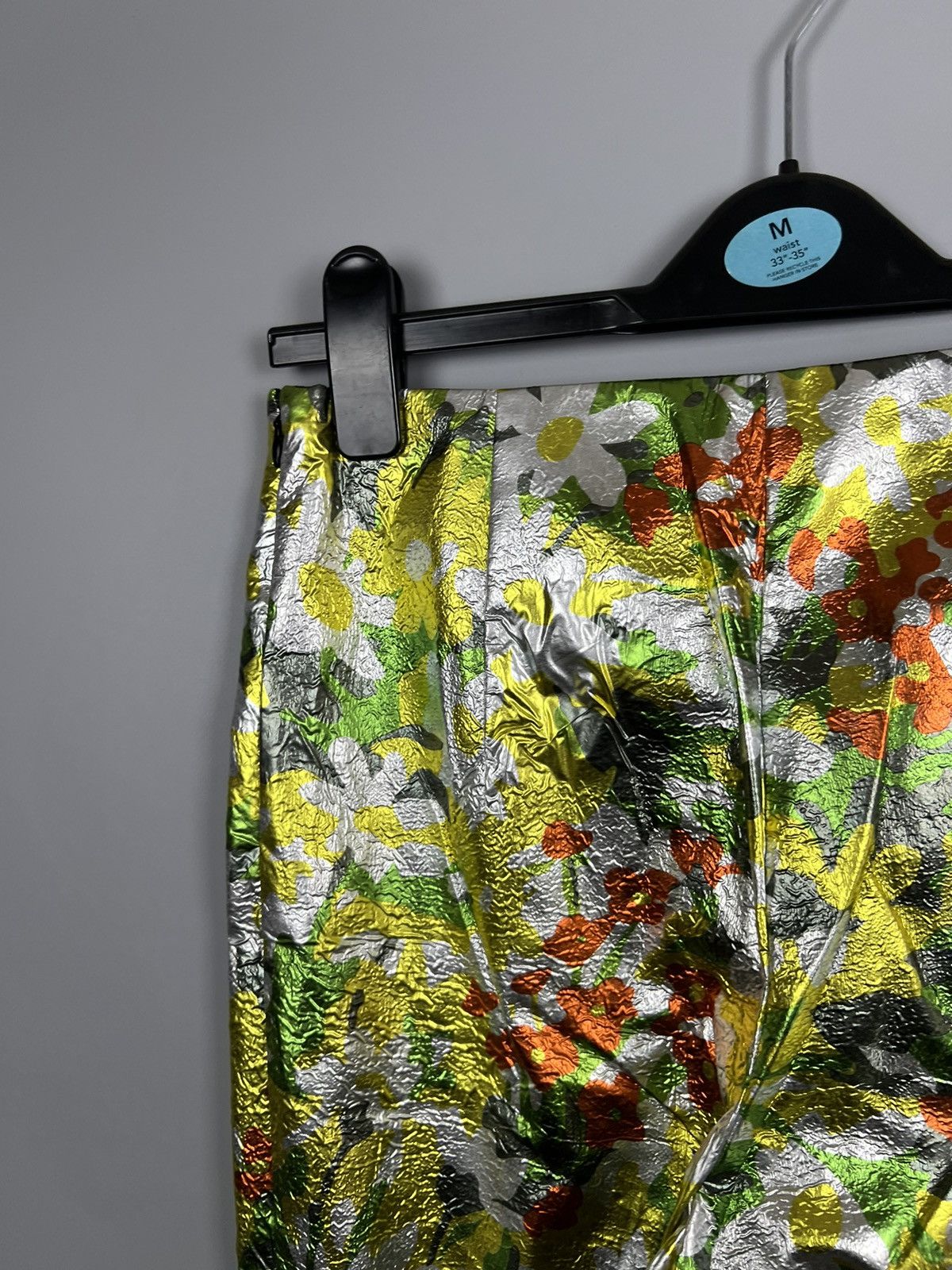 H&M Richard Quinn H&M Design Award Runway Floral Trousers SAMPE Size 26" / US 2 / IT 38 - 8 Thumbnail