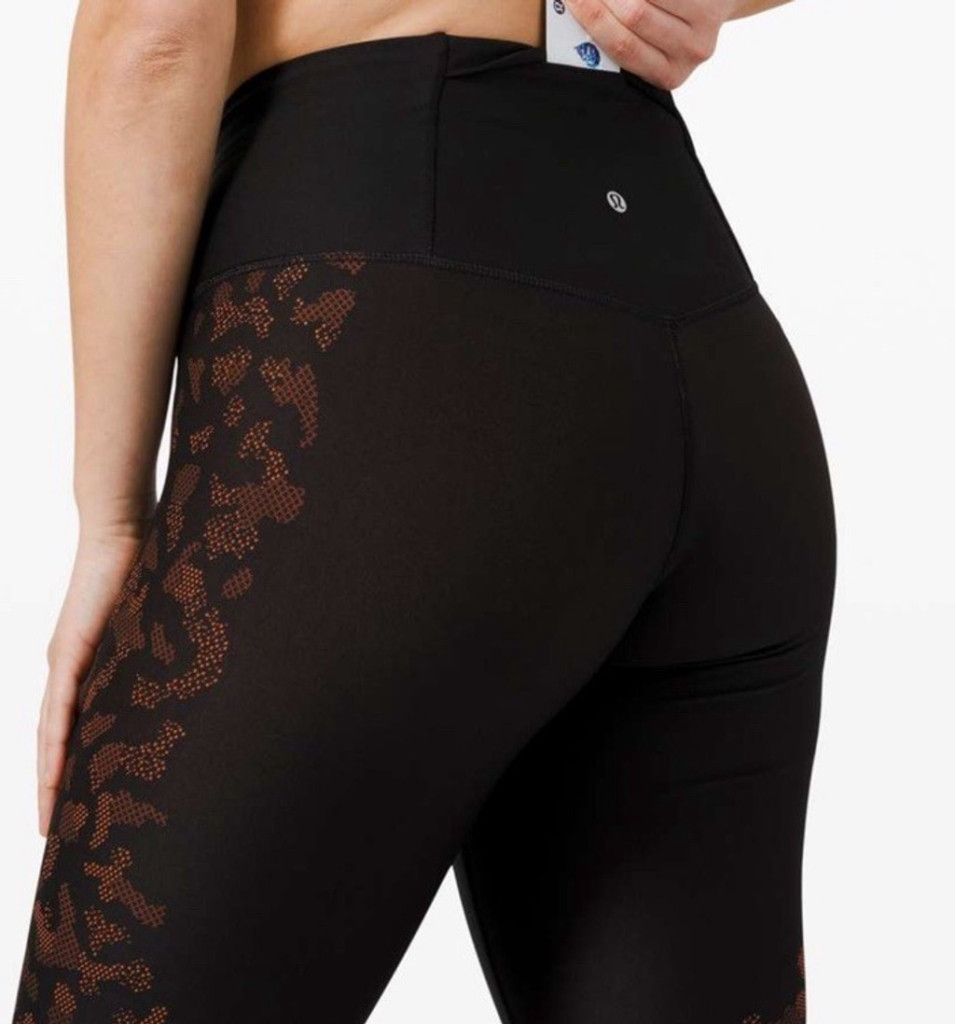 Lululemon LULULEMON MAPPED OUT HR TIGHT 28” CAMO BLACK/BRICK SIZE 4 Size 27" / US 4 / IT 40 - 10 Thumbnail