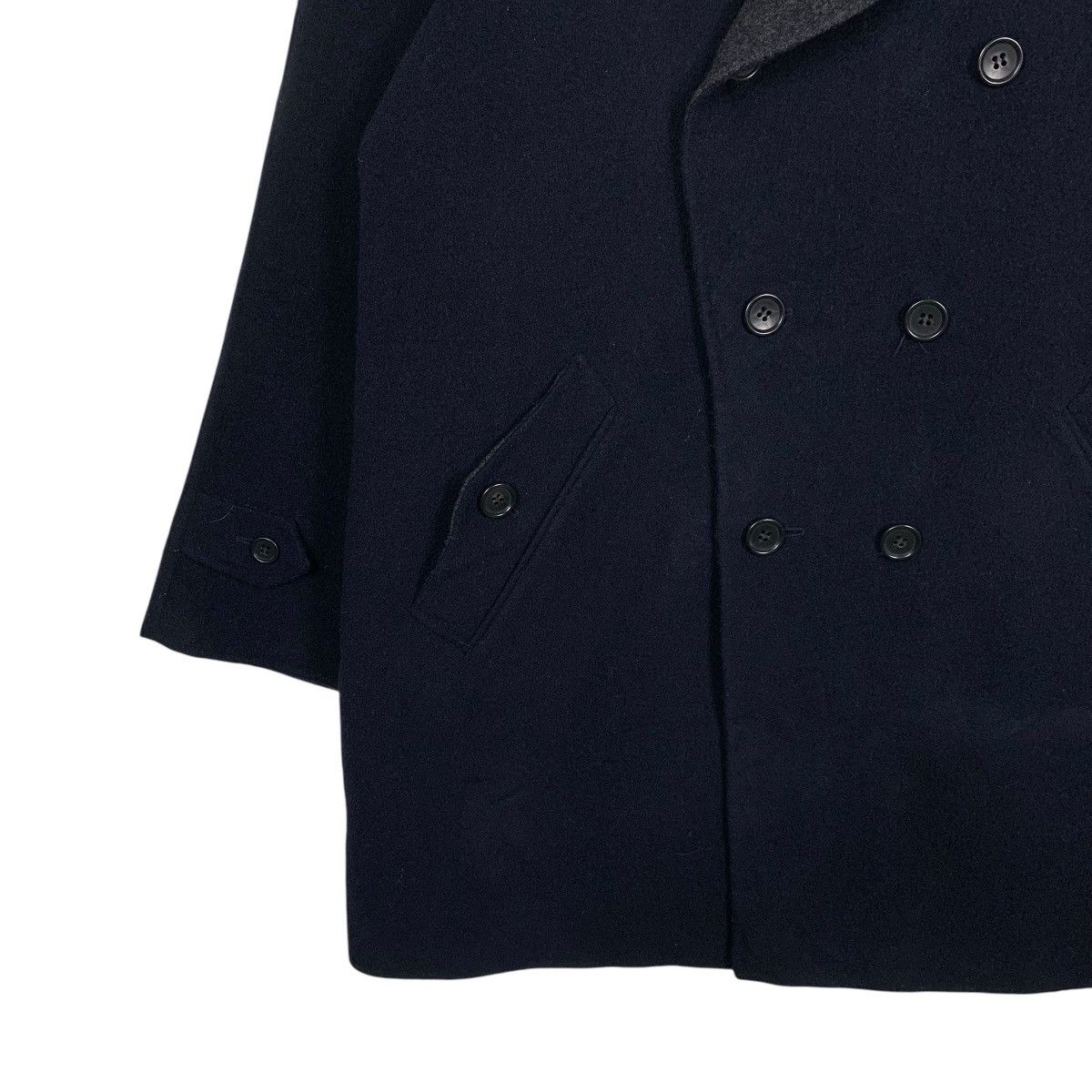 Comme Ca Ism Comme Ca Du Mode Men Wool Double Breasted Coat Size US L / EU 52-54 / 3 - 3 Thumbnail