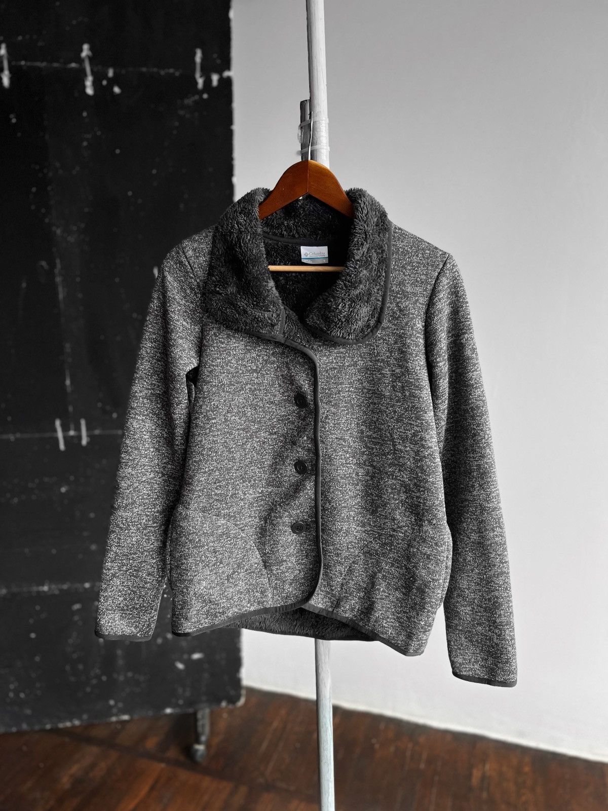 Columbia Columbia Womens Long Sleeve Fleece Gray Sweater Cardigan Size S / US 4 / IT 40 - 1 Thumbnail