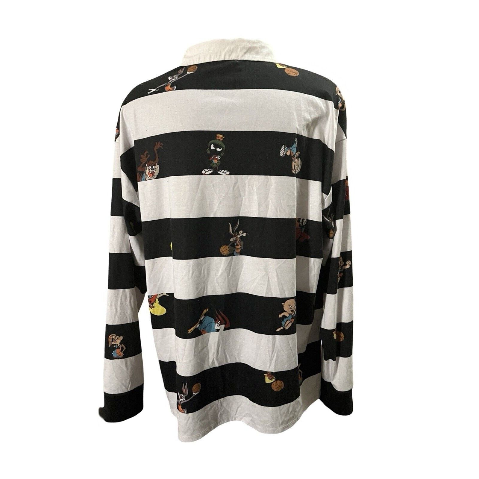 Forever 21 Space Jam a New Legacy Rugby Long Sleeve Men's L Forever 21 Size US L / EU 52-54 / 3 - 2 Thumbnail