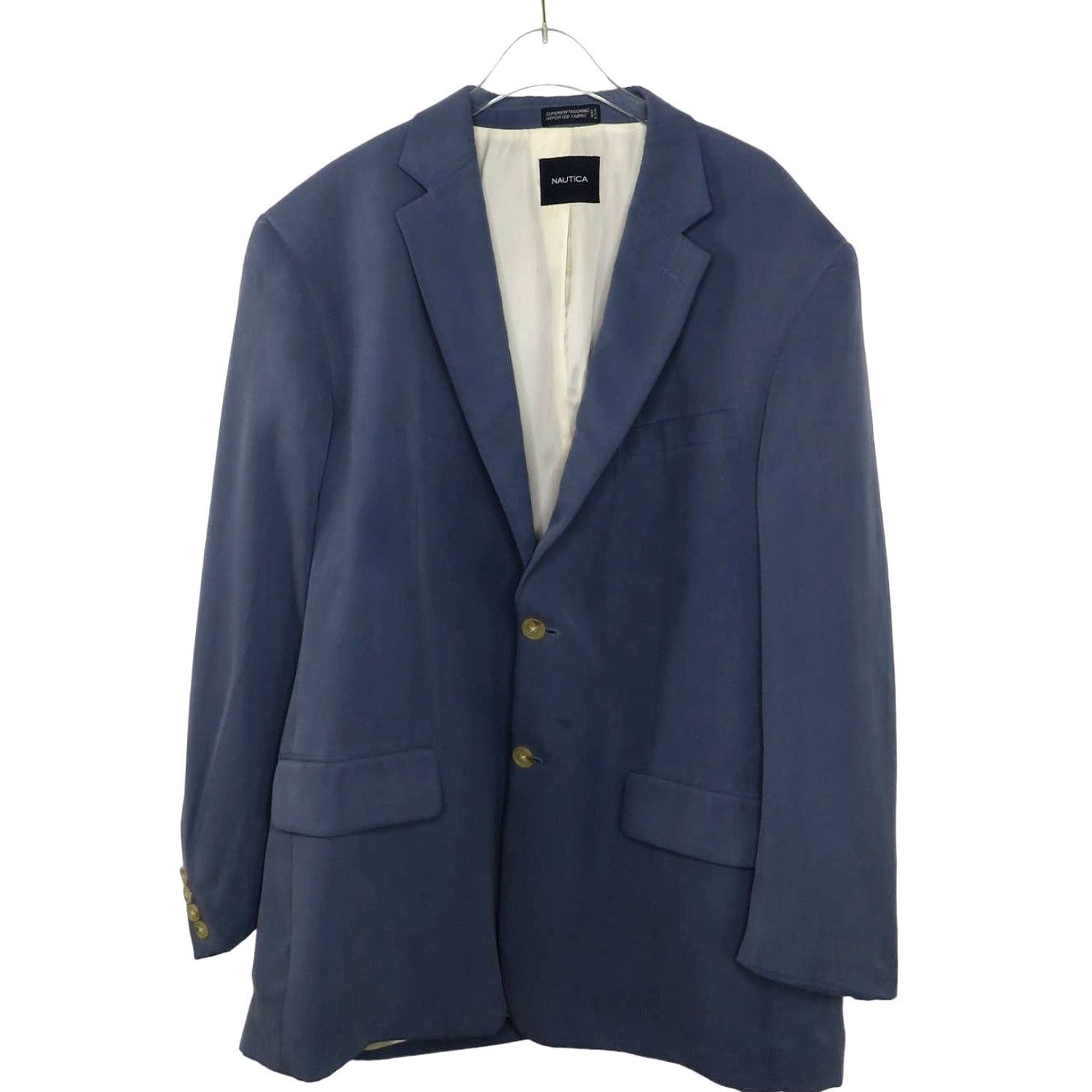 Nautica Nautica Navy Blue Men's Suit Jacket Sport Coat Extra Large Size 50R - 2 Thumbnail