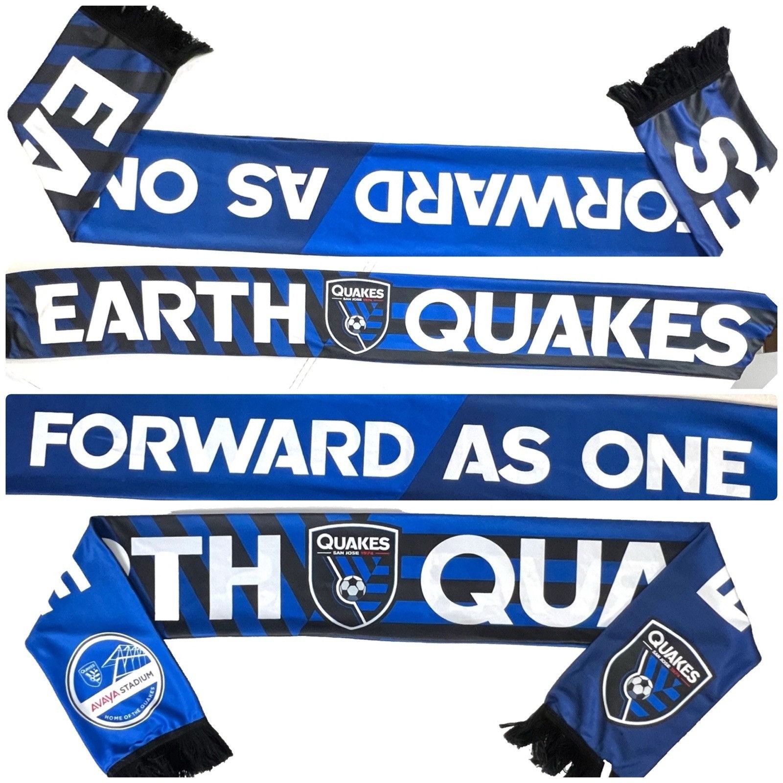 Other San Jose Earthquakes Avaya Stadium Reversible Scarf Forward Size ONE SIZE - 1 Thumbnail