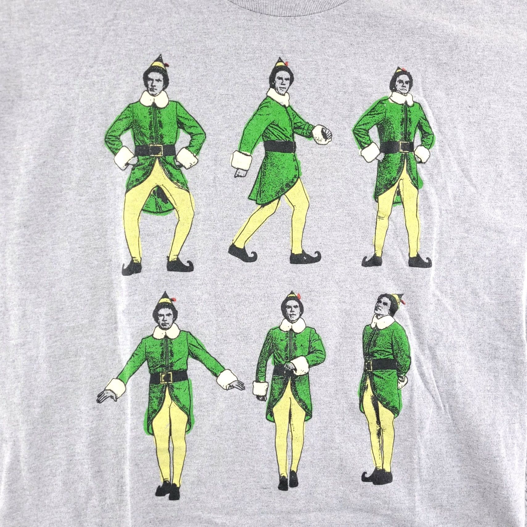 Ripple Junction Elf Shirt Men's XL Gray Crewneck Christmas Short Sleeve Ripple Will Ferrell Size US XL / EU 56 / 4 - 3 Thumbnail