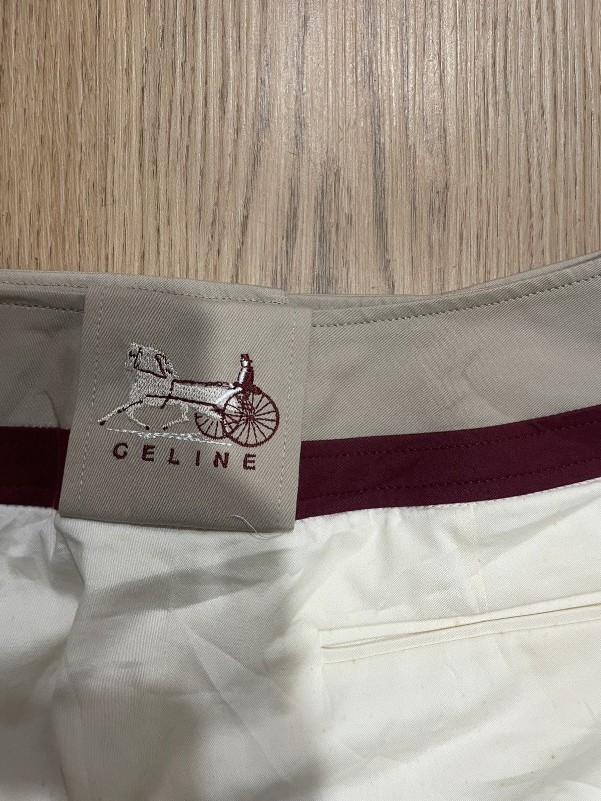 Celine Celine White Cream Shorts Size 28" / US 6 / IT 42 - 5 Thumbnail