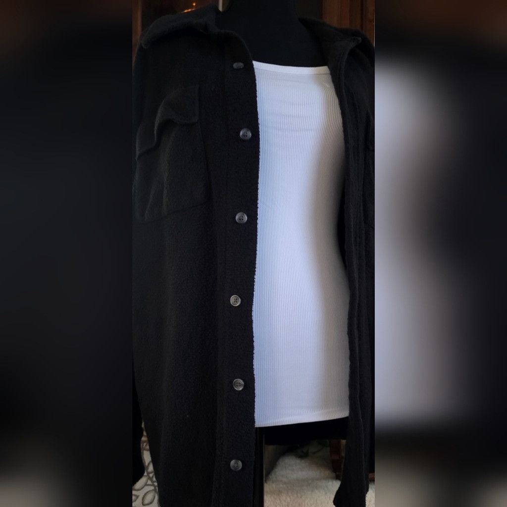 Victoria's Secret PINK by Victoria's Secret Oversized Fleece Button Up Size M / US 6-8 / IT 42-44 - 8 Thumbnail